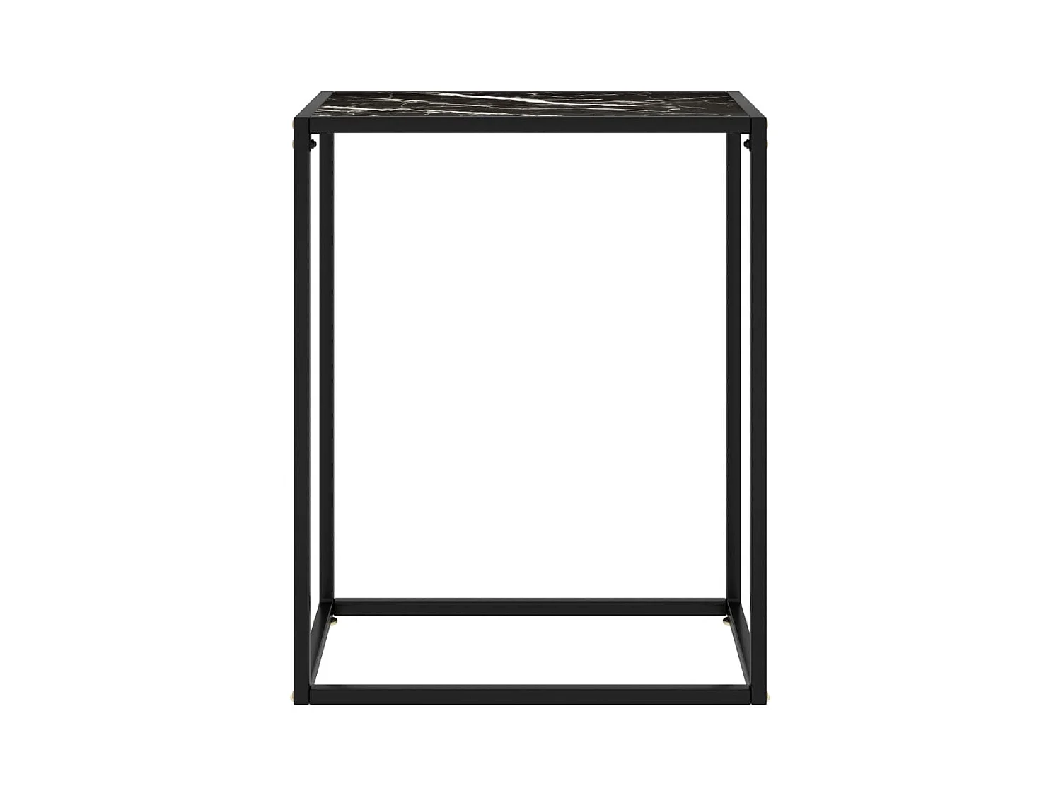 Konsolentisch,Flurtisch Schwarz 60x35x75 cm Hartglas -gkd789892