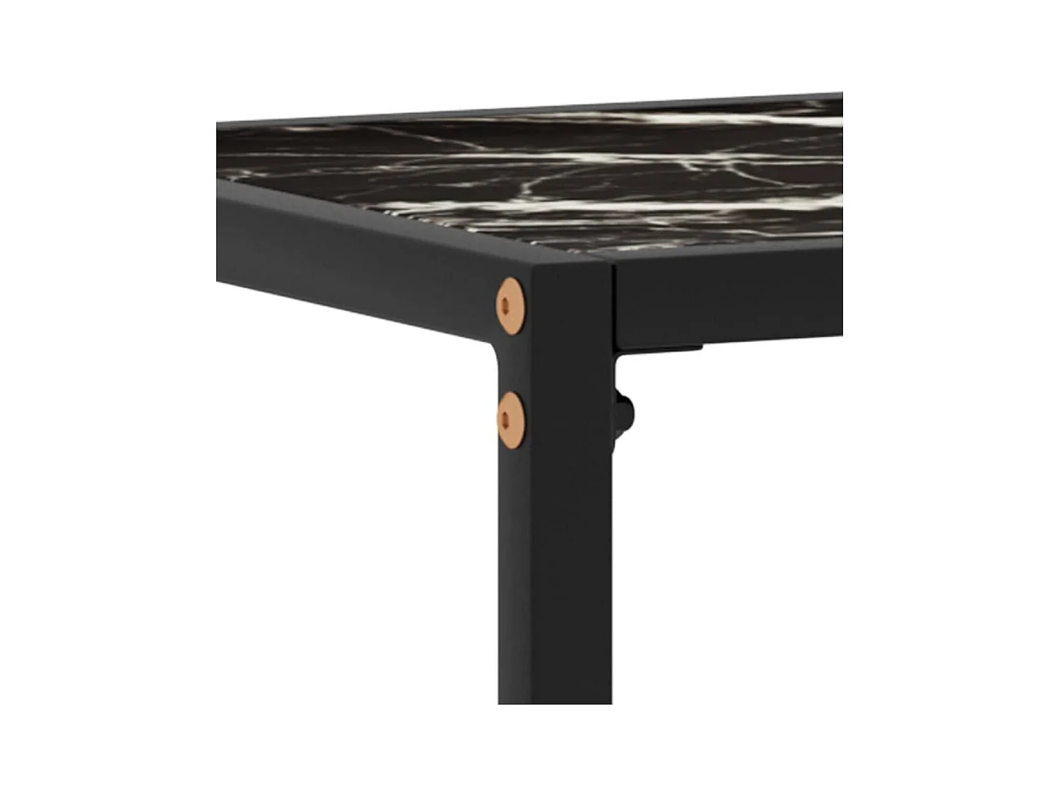 Konsolentisch,Flurtisch Schwarz 60x35x75 cm Hartglas -gkd789892