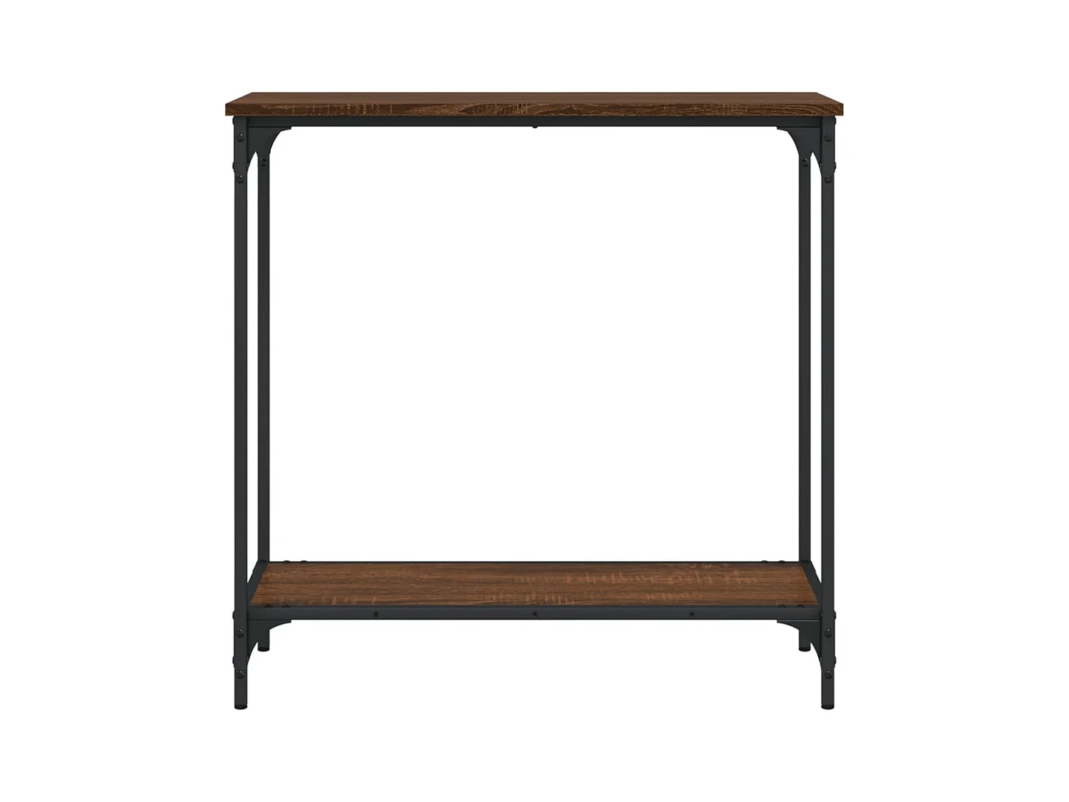 Konsolentisch,Flurtisch Braun Eichen-Optik 75x30,5x75 cm Holzwerkstoff -gkd45073