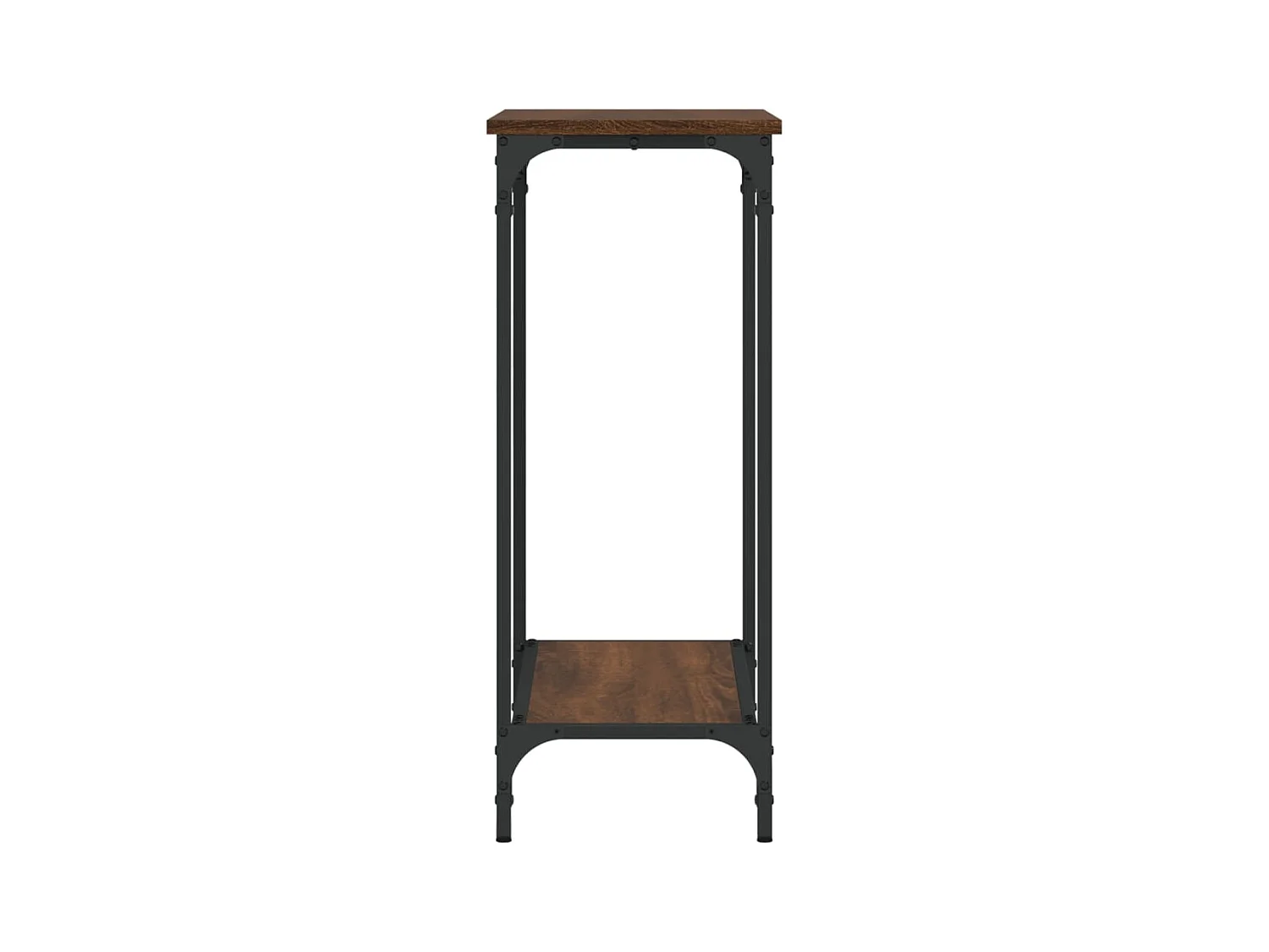 Konsolentisch,Flurtisch Braun Eichen-Optik 75x30,5x75 cm Holzwerkstoff -gkd45073