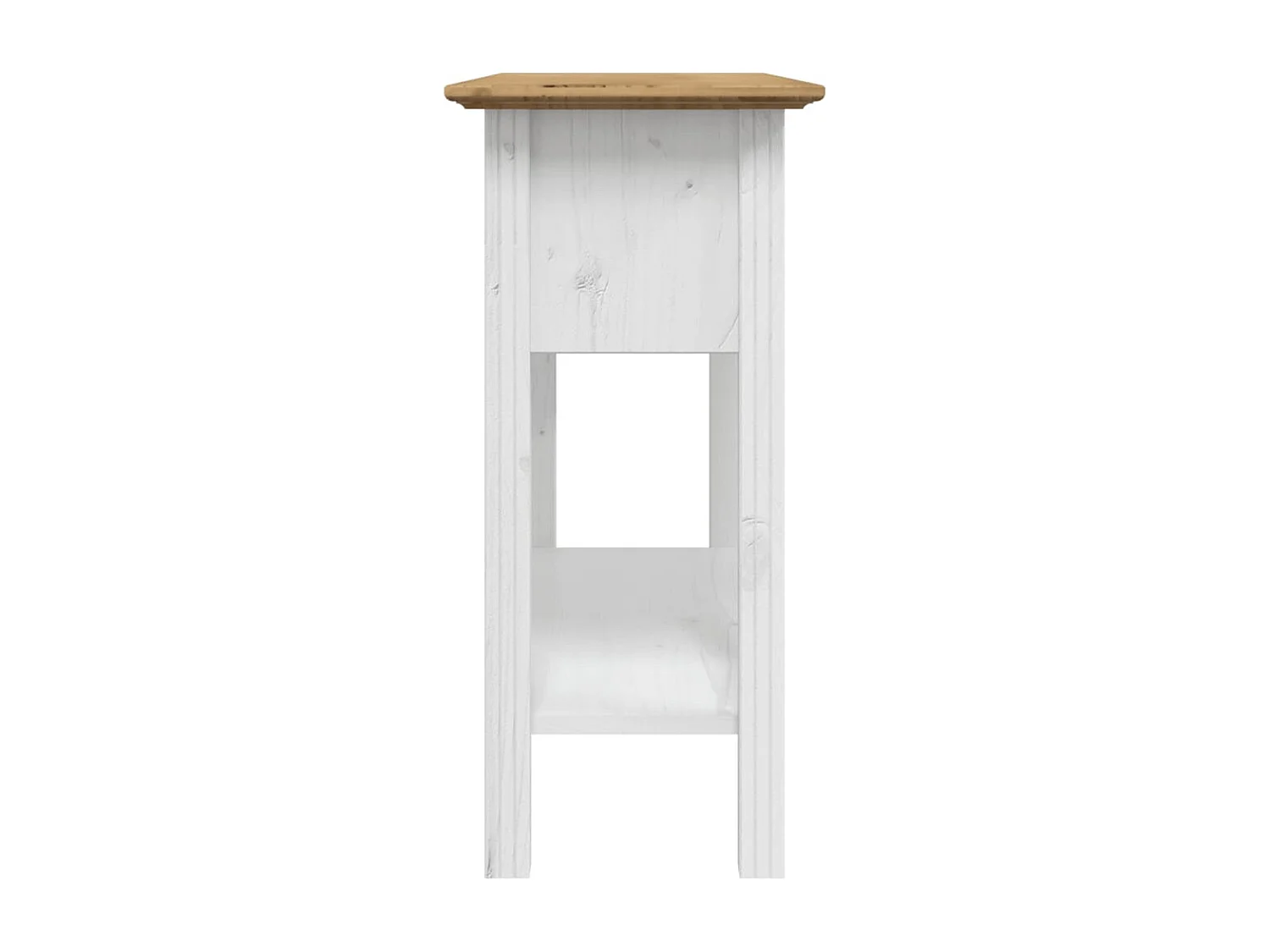 Table console BODO marron 90x34,5x73 cm bois de pin massif GHR90904