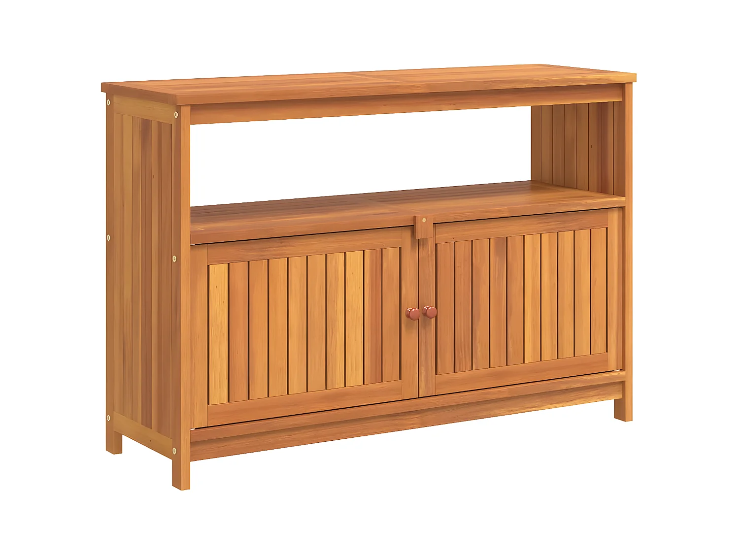 Tuinwandtafel 110x35x75 cm massief acaciahout NL760874