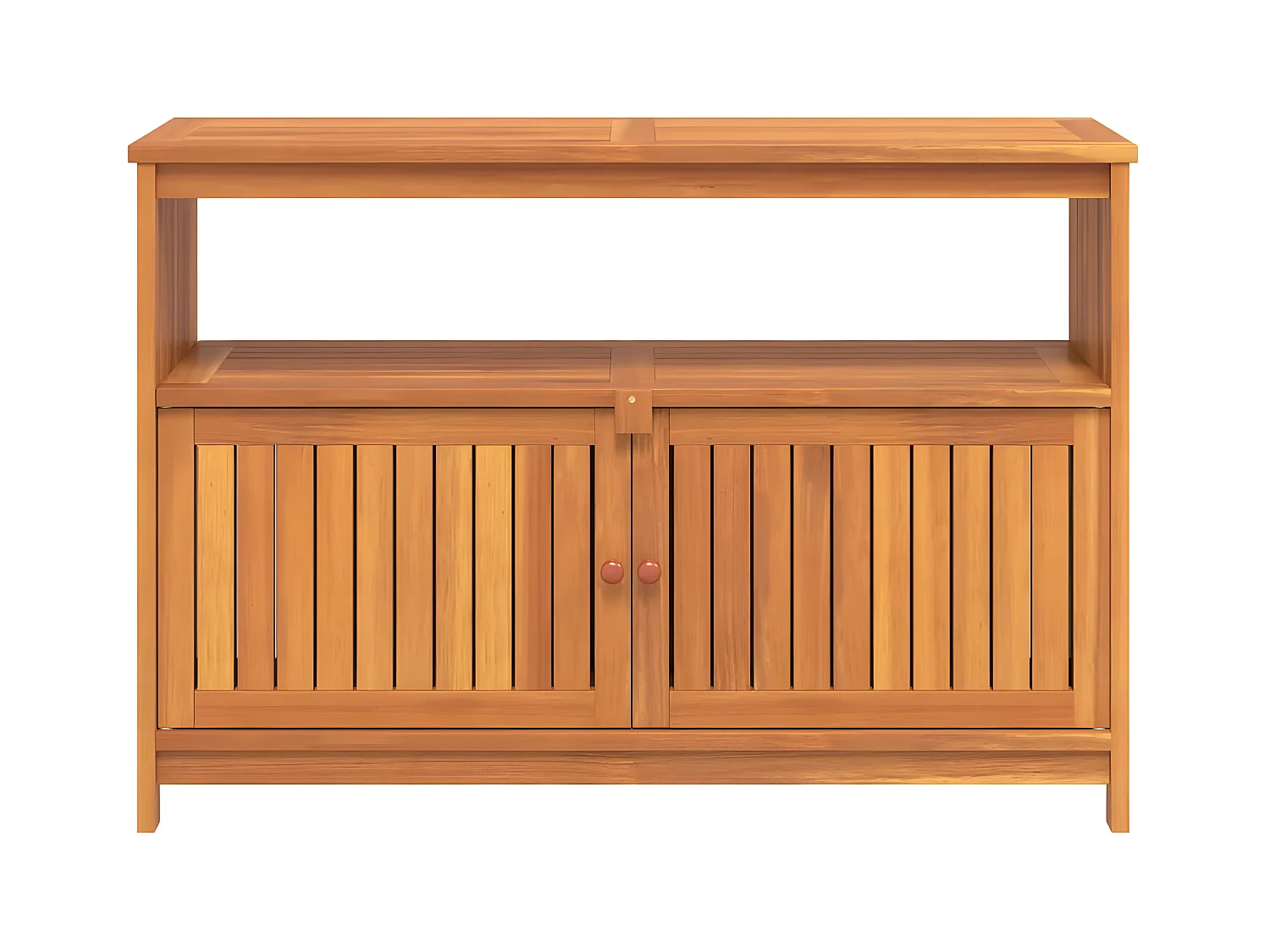 Tuinwandtafel 110x35x75 cm massief acaciahout NL760874