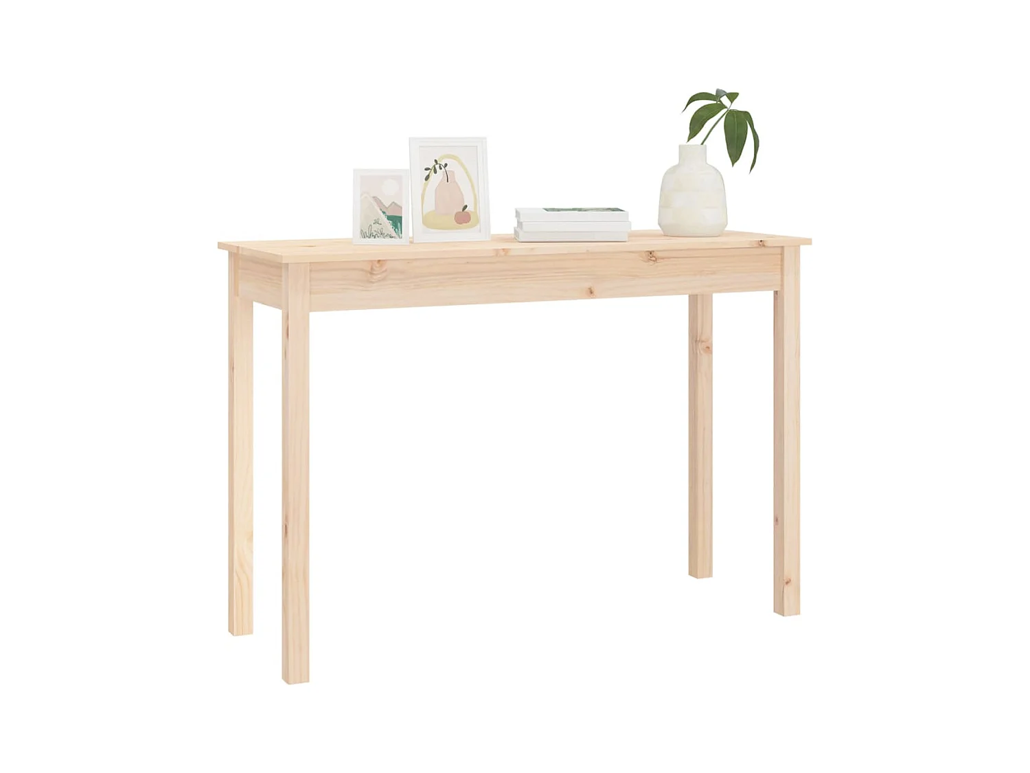 Wandtafel 110x40x75 cm massief grenenhout NL104248