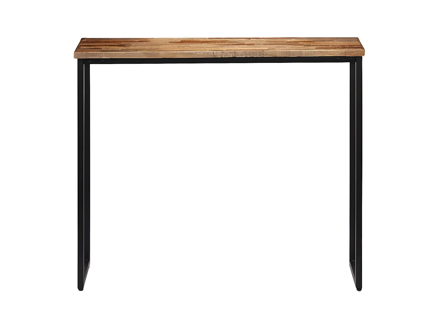 Wandtafel 90x30x76 cm massief gerecycled teakhout NL840846