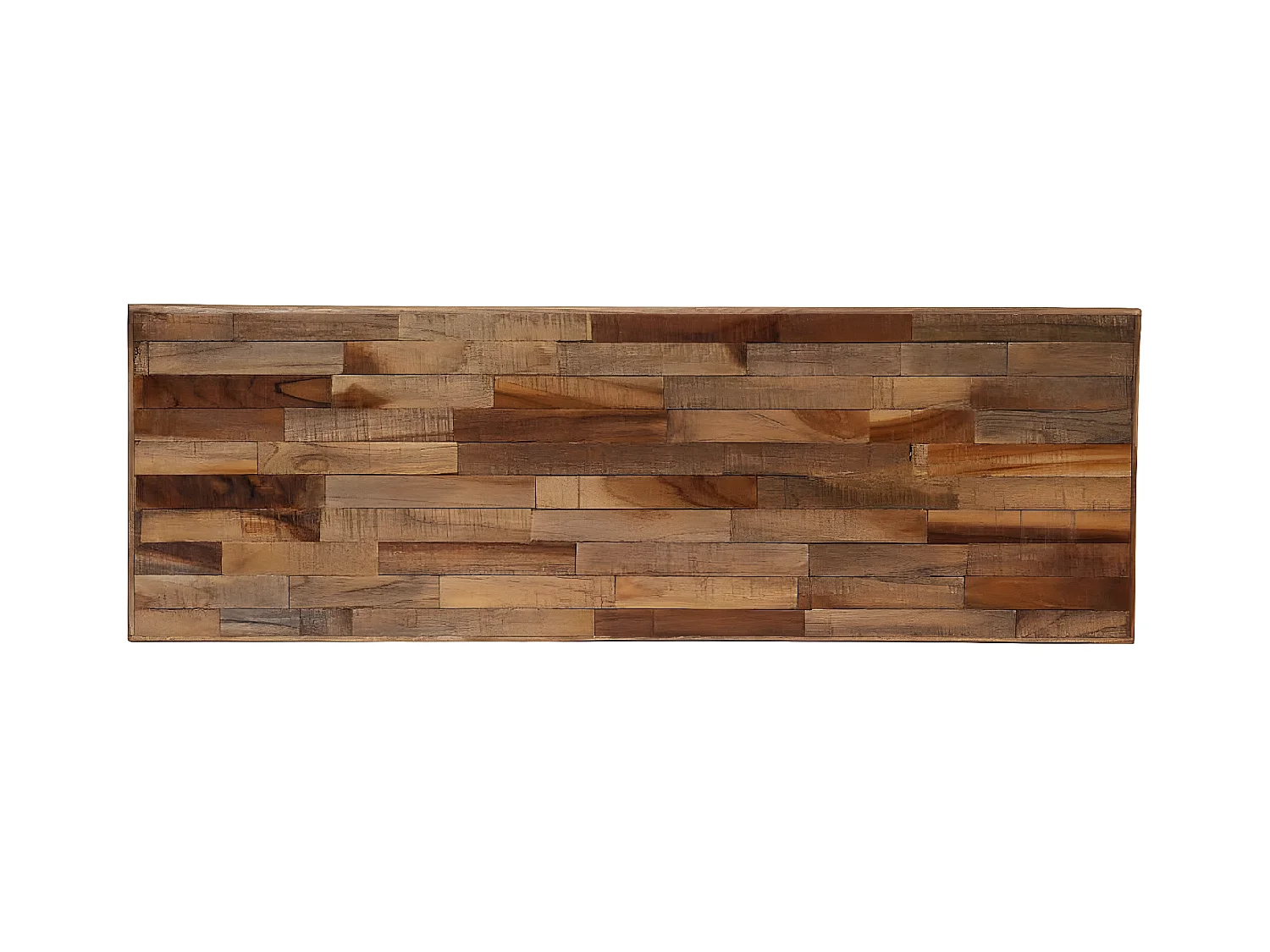 Wandtafel 90x30x76 cm massief gerecycled teakhout NL840846