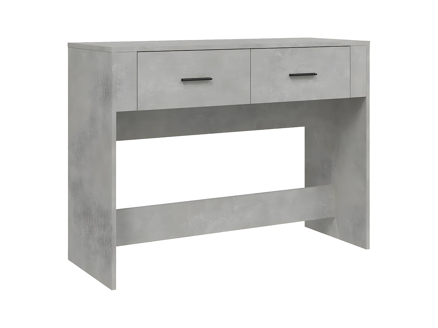 Mesa consola 100x39x75 cm derivados de madeira cinzento-cimento PT611130