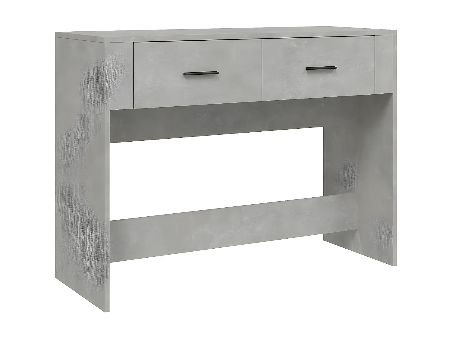 Table console Gris béton 100x39x75 cm Bois d'ingénierie GHR13988