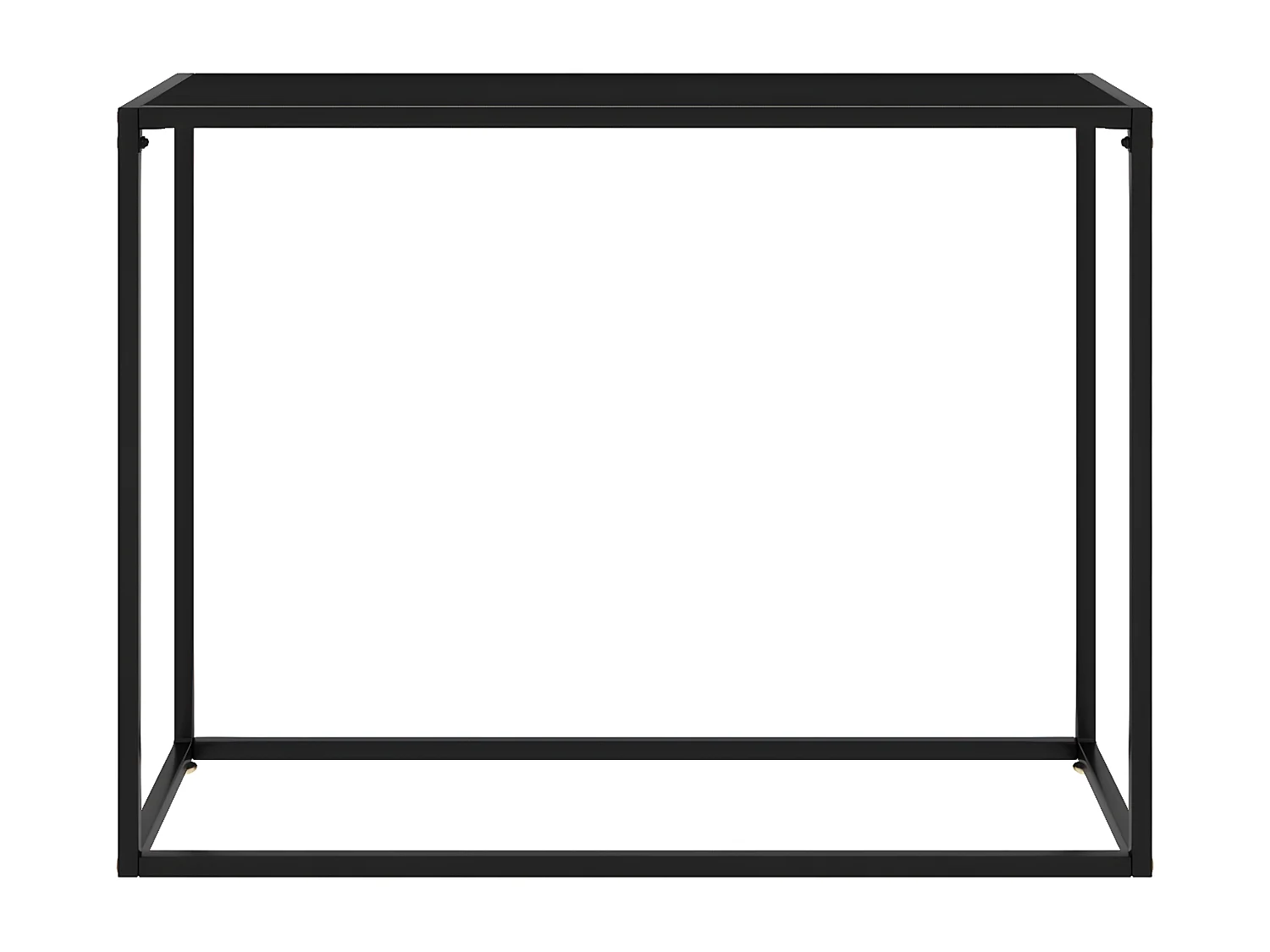 Konsolentisch,Flurtisch Schwarz 100x35x75 cm Hartglas -gkd319632