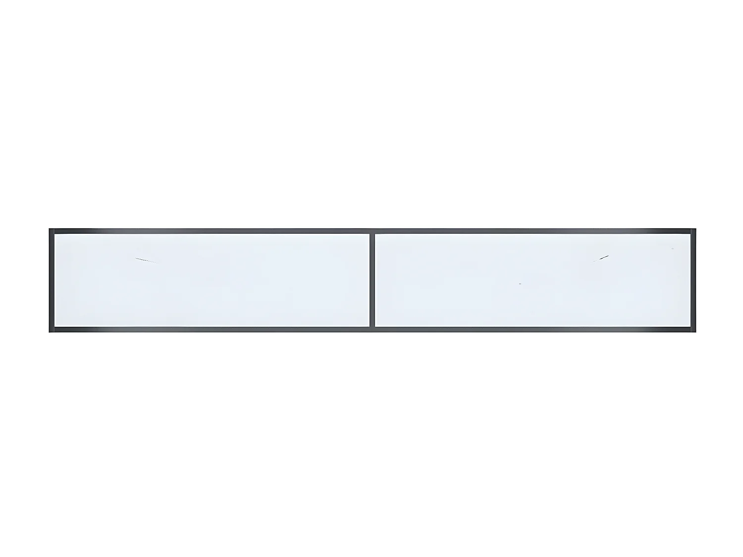 Konsolentisch,Flurtisch Weiß 220x35x75,5 cm Hartglas -gkd110589