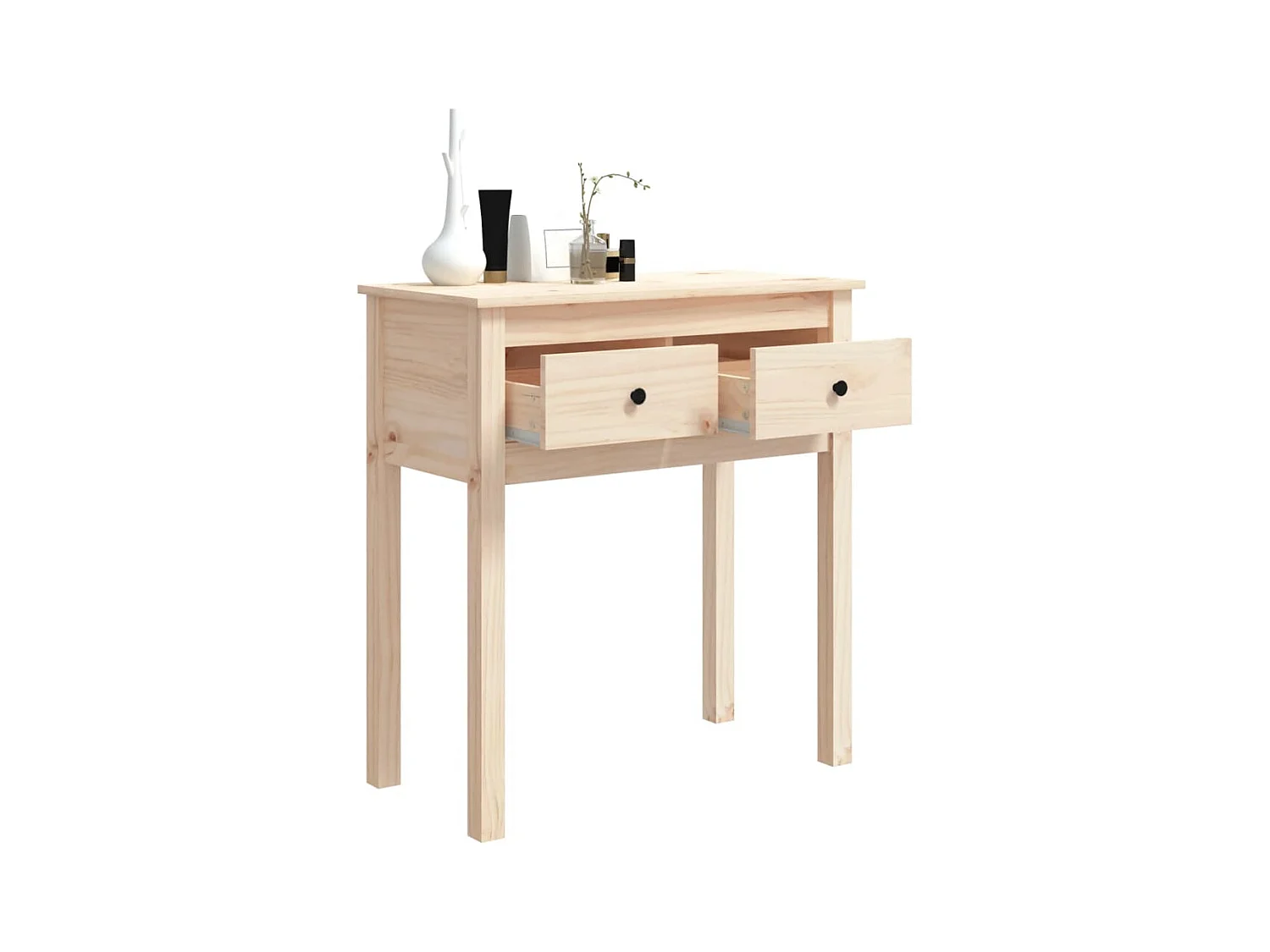 Table console 70x35x75 cm Bois massif de pin GHR68512