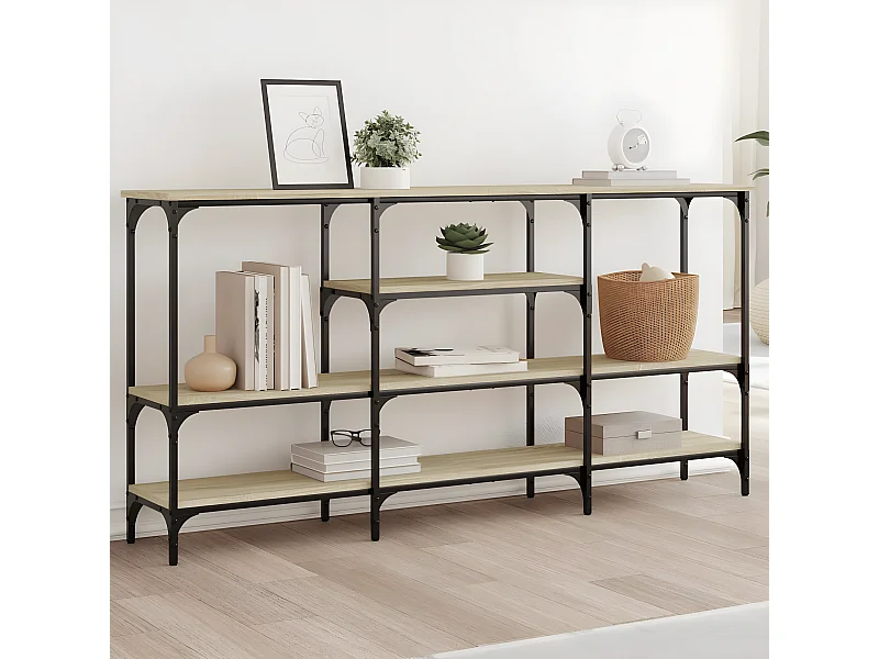 Konsolentisch,Flurtisch Sonoma-Eiche 160x29x80 cm Holzwerkstoff -gkd425242