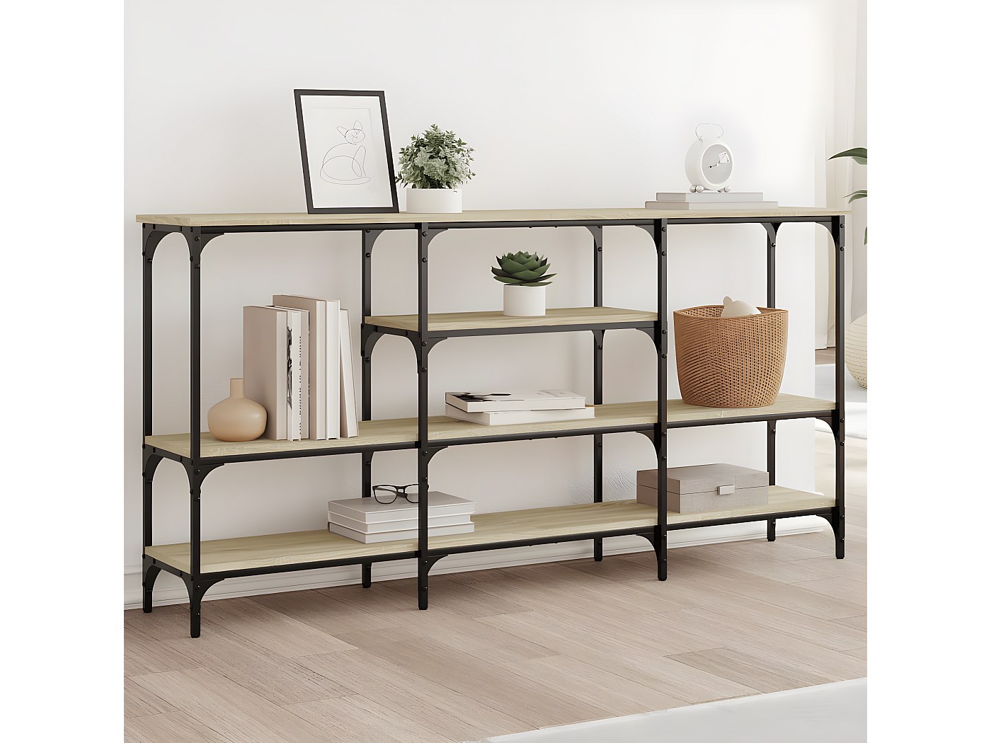 Tavolo Allungabile 120x80 Cm Effetto Cemento - Firenze