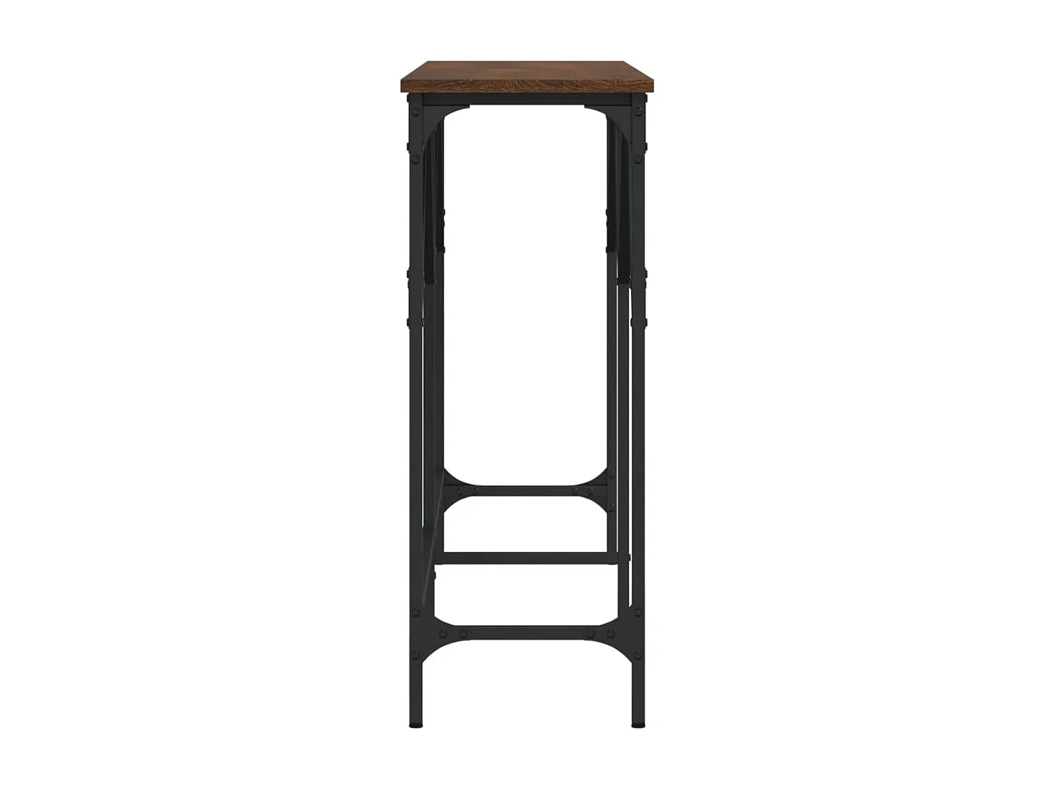 Konsolentisch,Flurtisch Braun Eichen-Optik 140x29x75 cm Holzwerkstoff -gkd214138