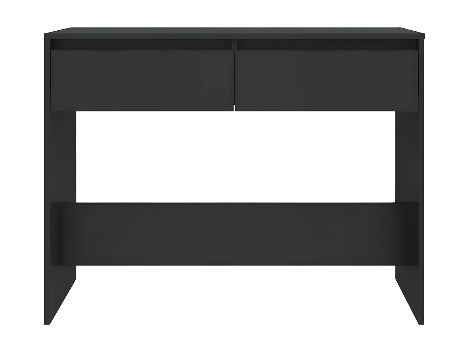 Table console Noir 100x35x76,5 cm Aggloméré GHR23430