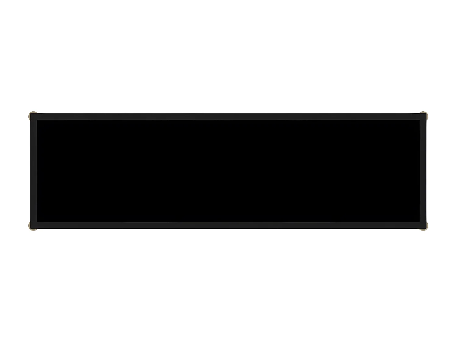 Table console Noir 120x35x75 cm Verre trempé GHR34769