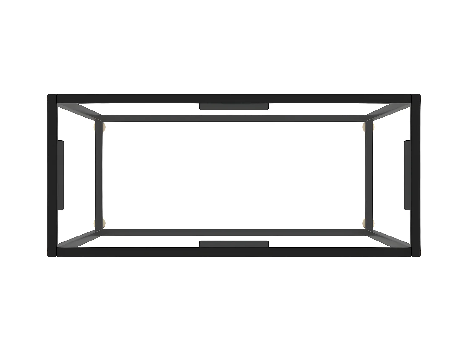Mesa consola vidrio templado transparente 80x35x75 cm ES953745
