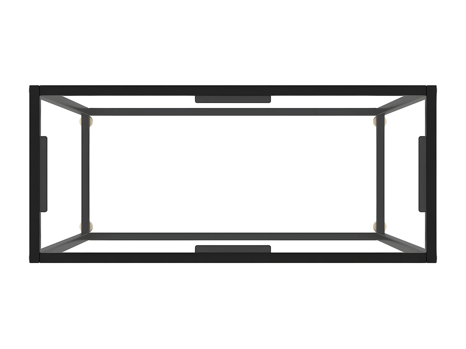 Mesa consola vidrio templado transparente 80x35x75 cm ES953745