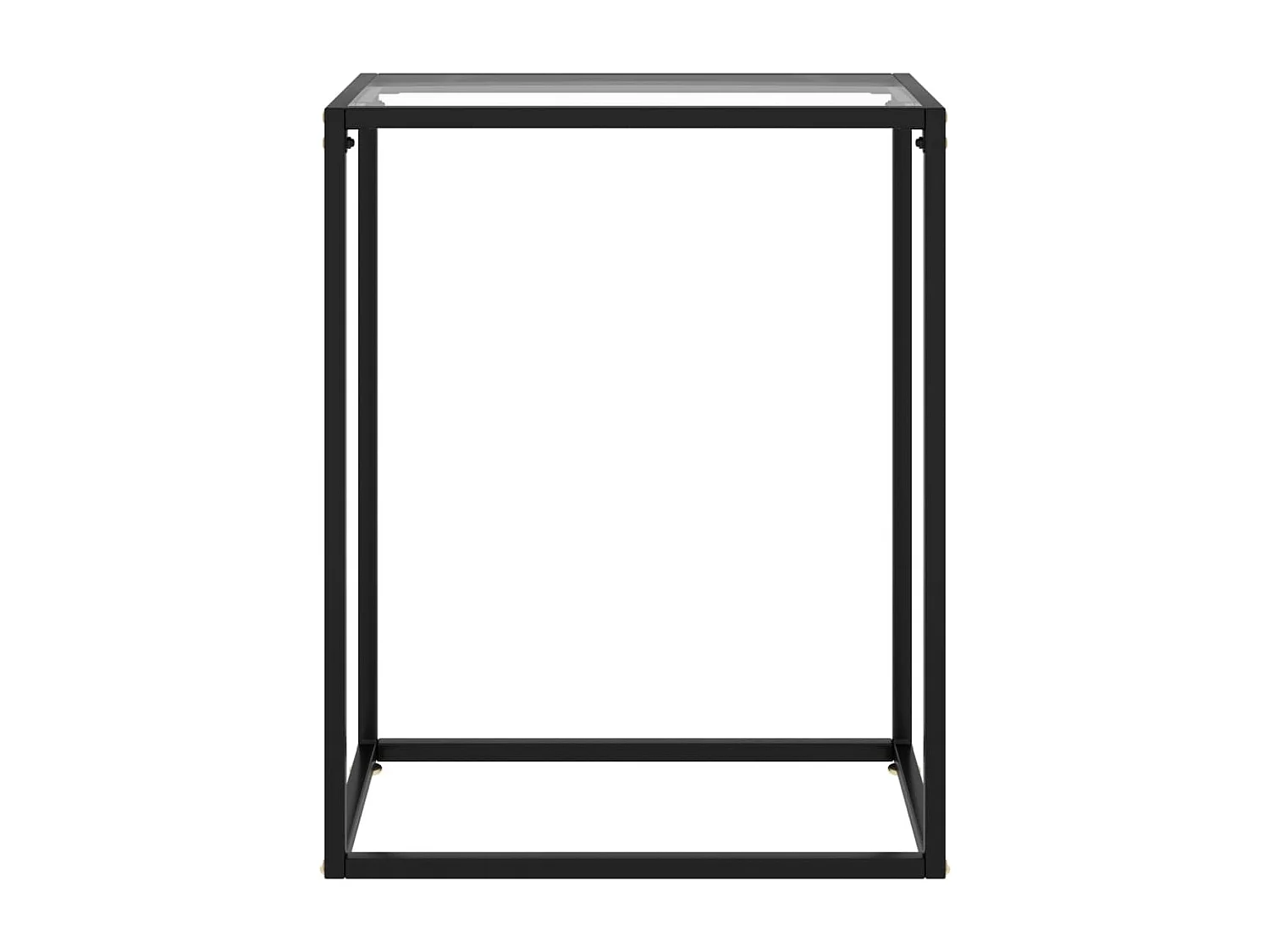 Table console Transparent 60x35x75 cm Verre trempé GHR84492