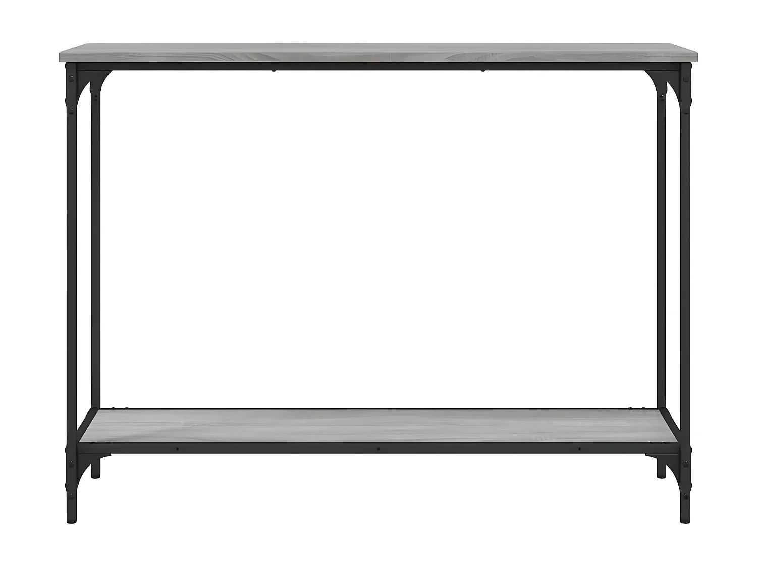 Mesa consola madera de ingeniería gris Sonoma 101x30,5x75 cm ES971942