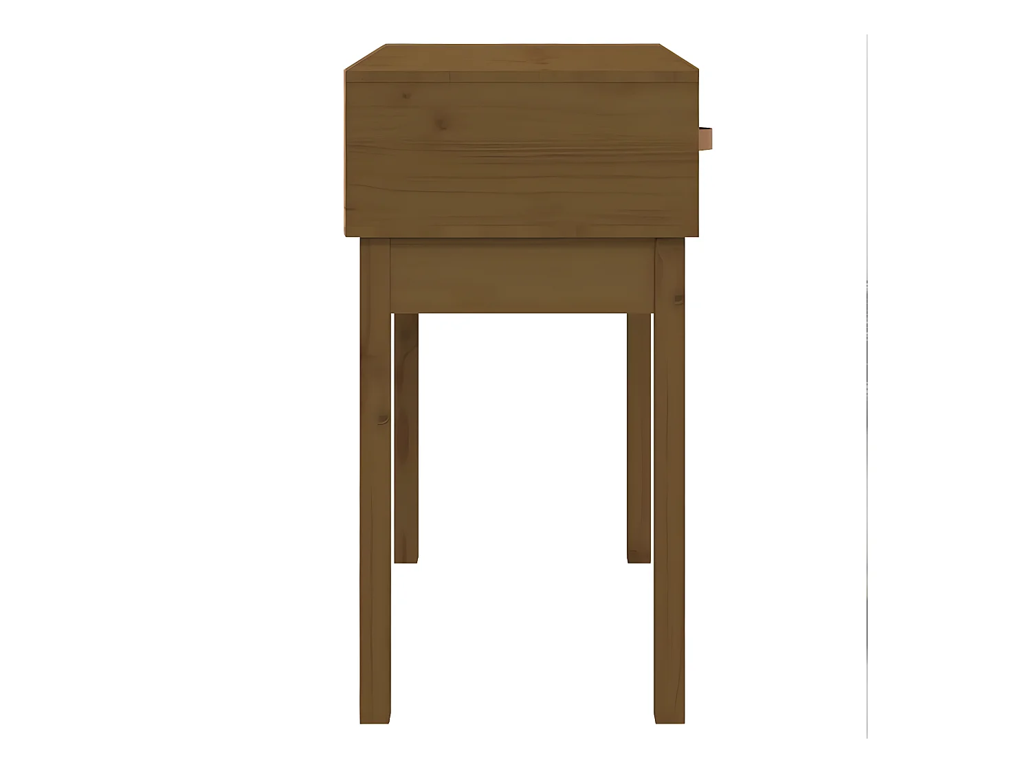 Table console Marron miel 76,5x40x75 cm Bois massif de pin GHR10821