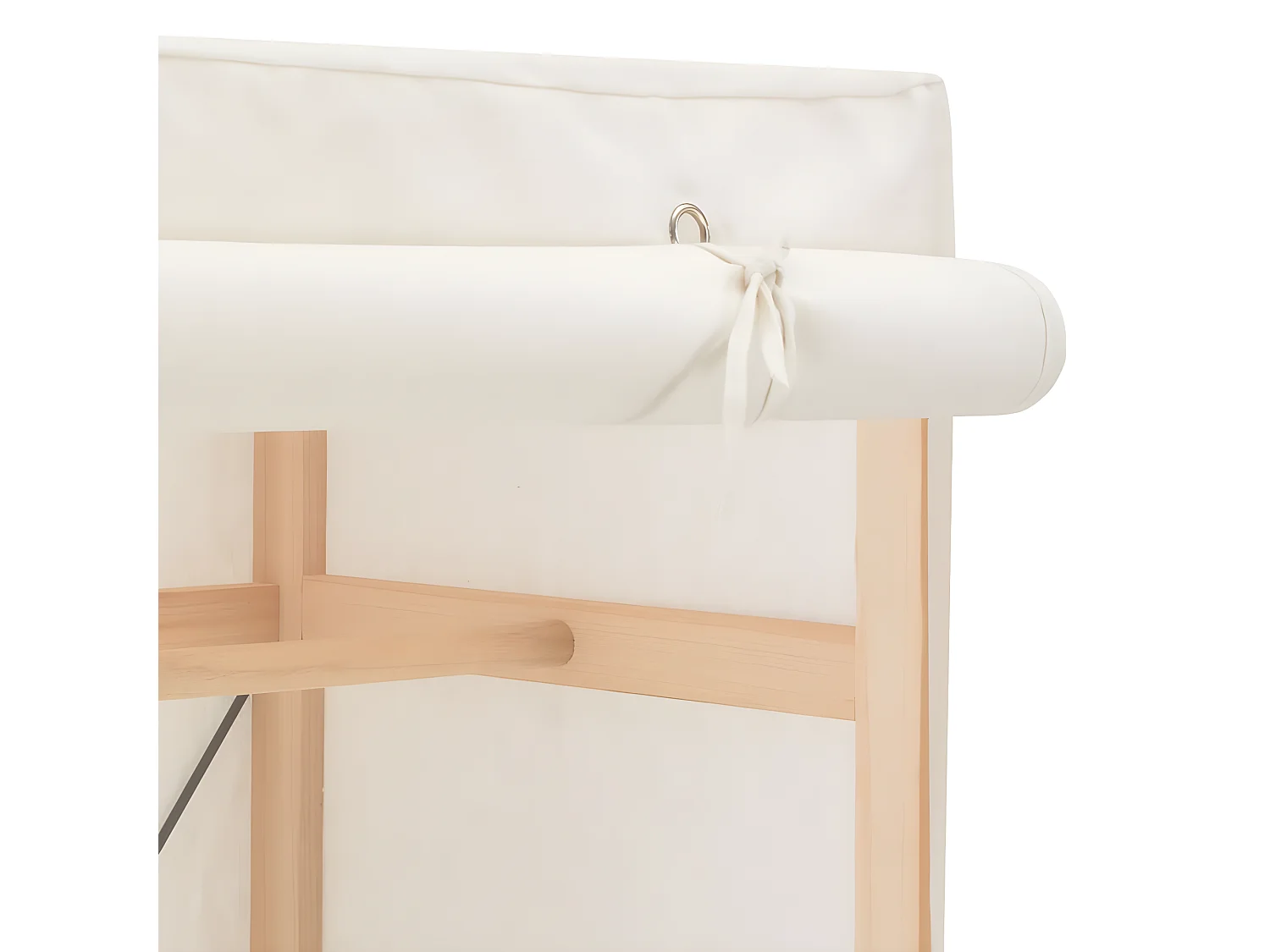 Garde-robe Blanc 79 x 40 x 170 cm Tissu OFR40041 BonneVie Meuble