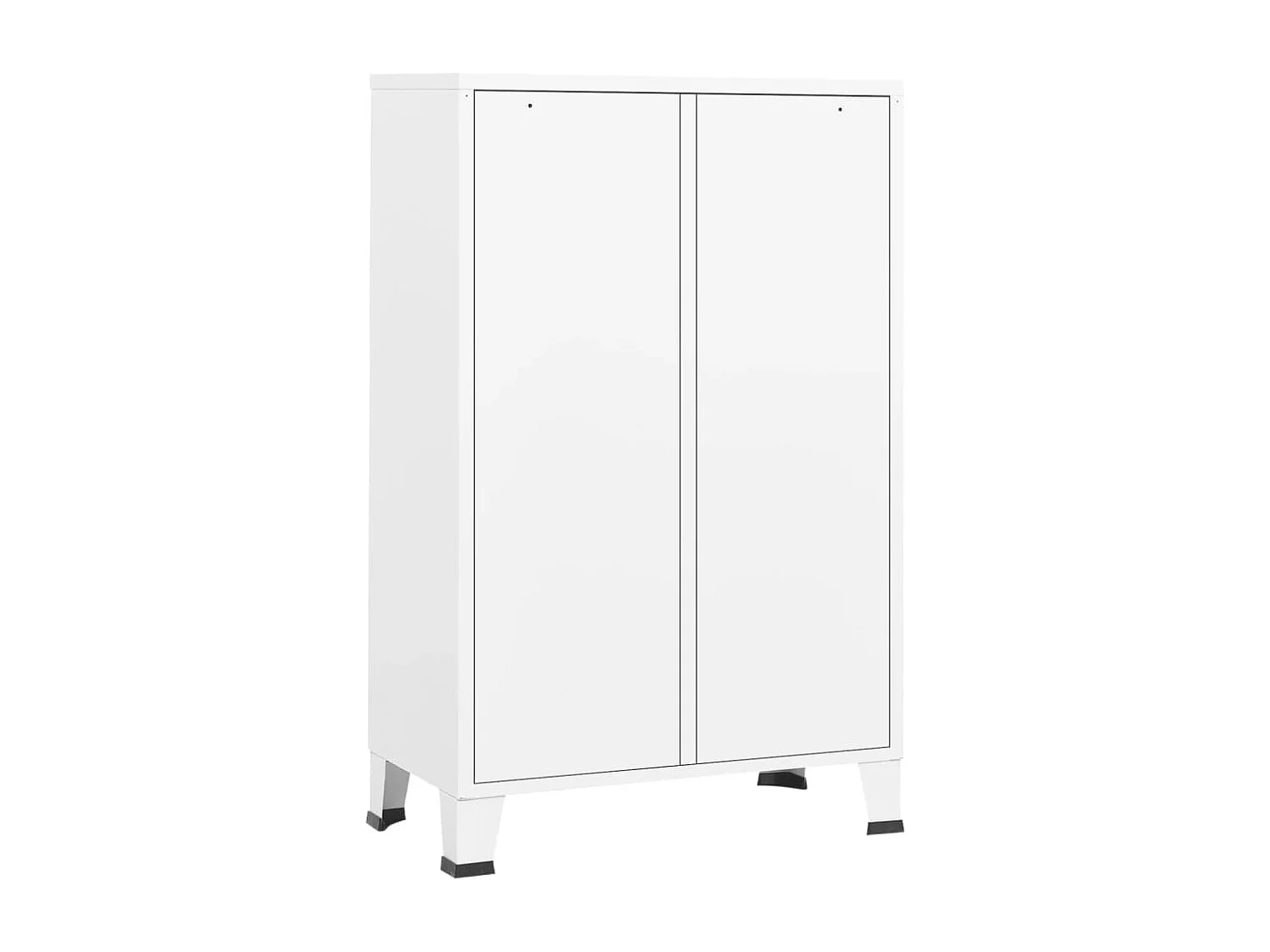 Garde-robe industrielle Blanc 67x35x107 cm Acier OFR97897 BonneVie Meuble