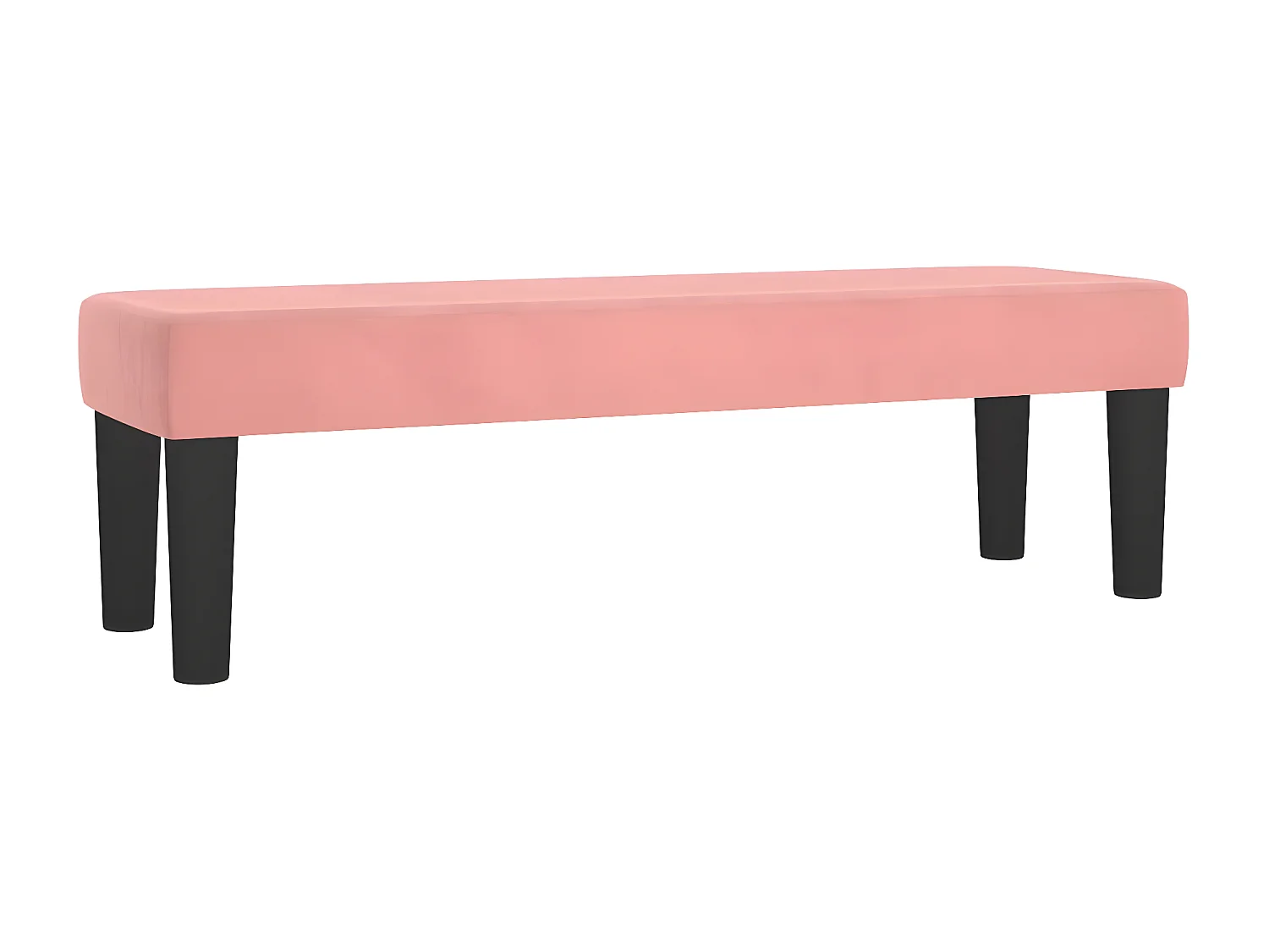 Banc chic Rose 100x30x30 cm Velours -ASAF57265