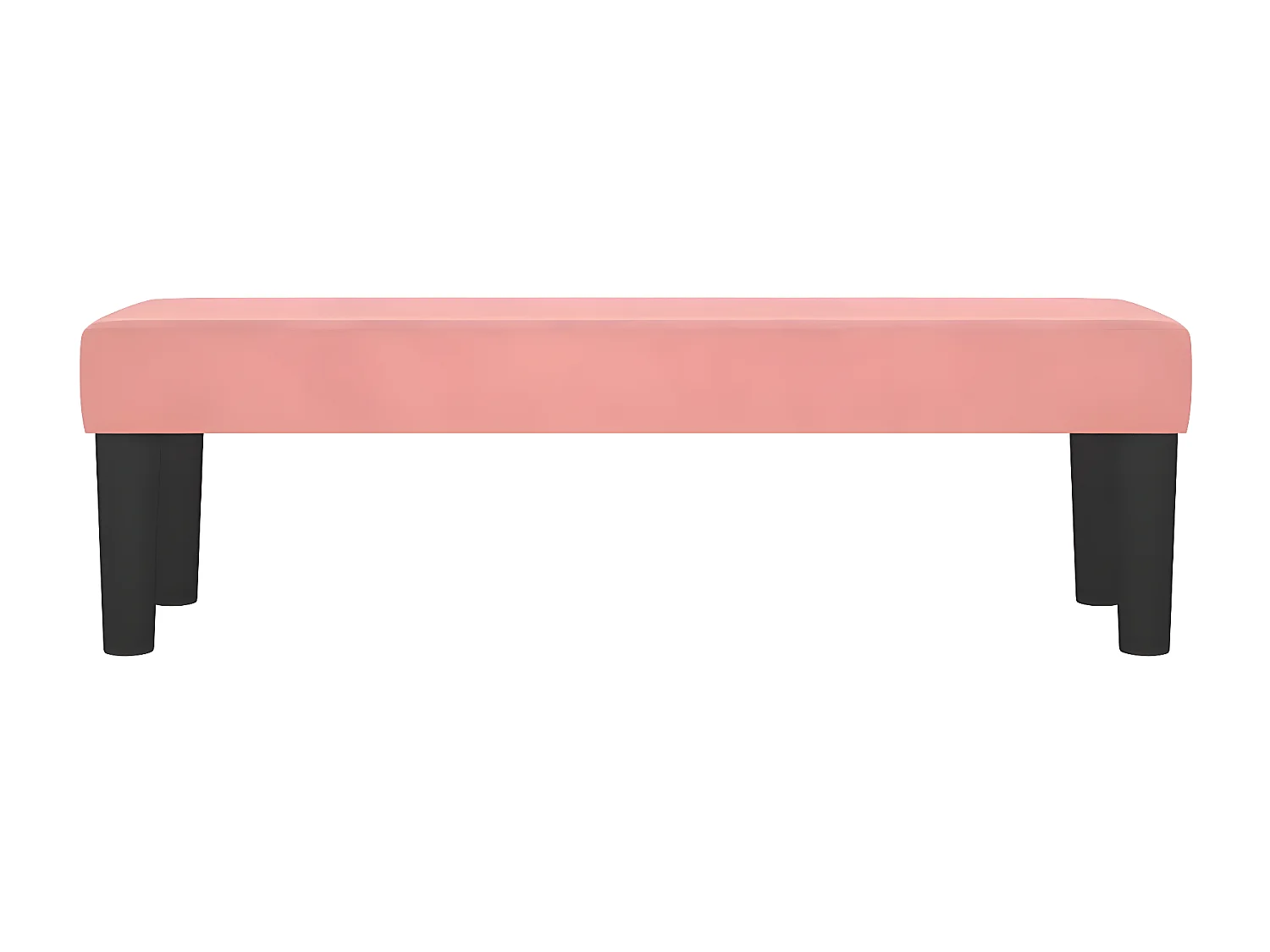 Banc chic Rose 100x30x30 cm Velours -ASAF57265
