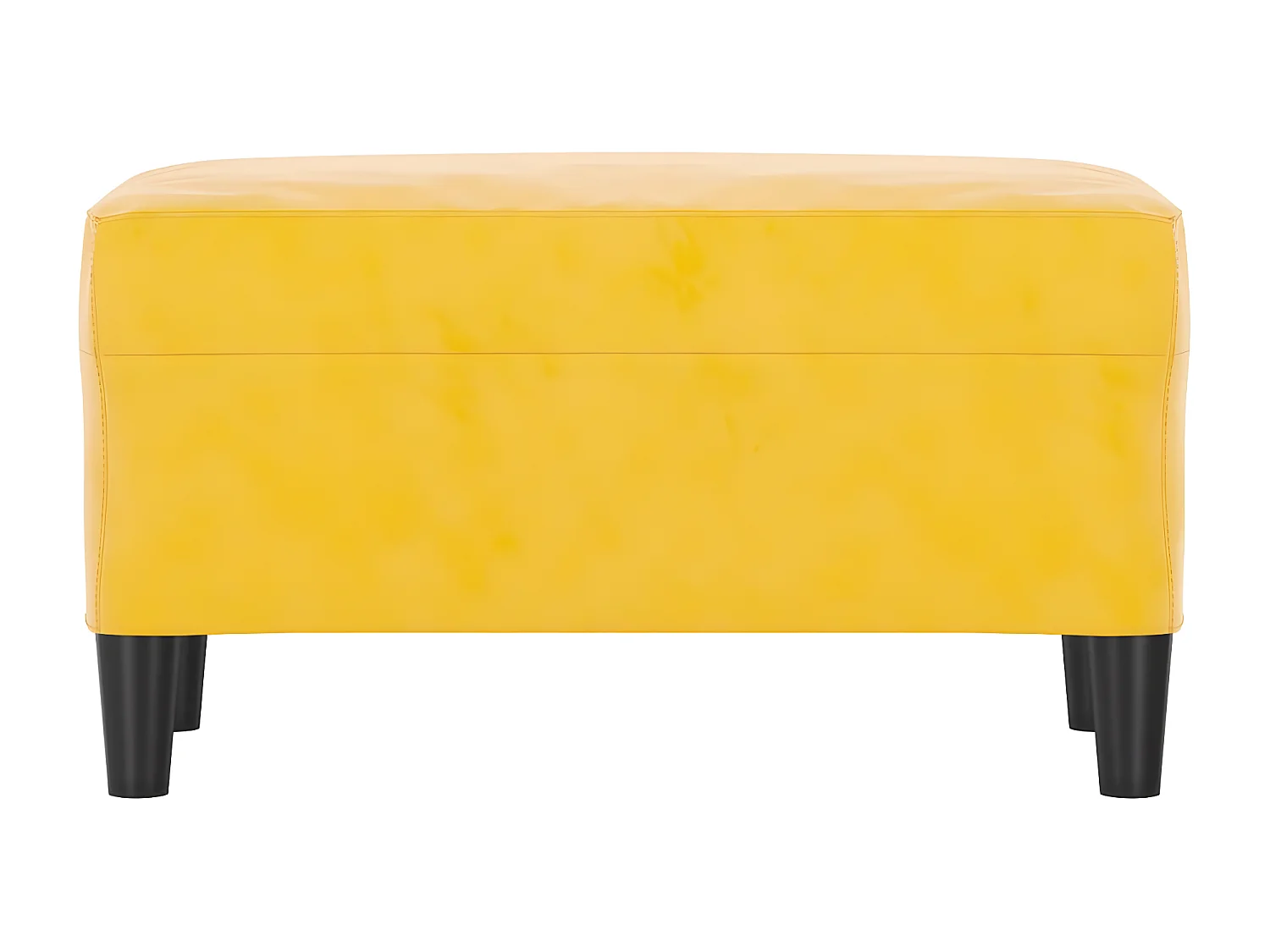 Banc chic Jaune 70x35x41 cm Velours -ASAF29334