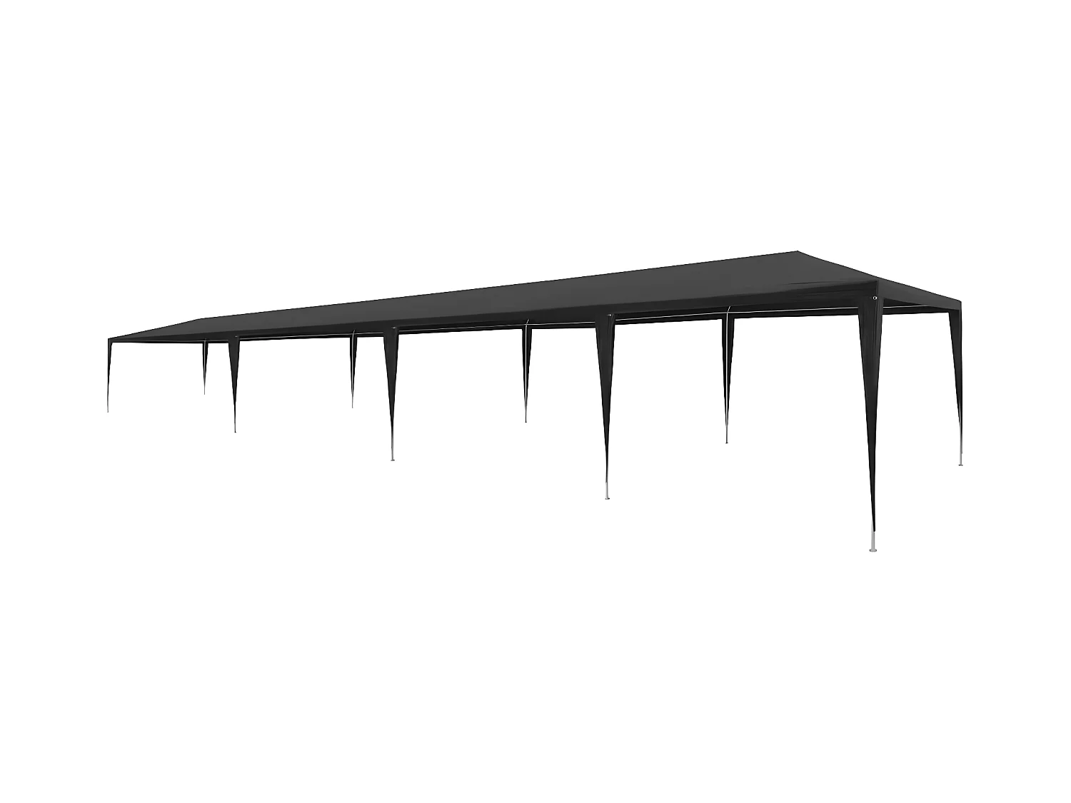Tente de réception 3x12 m PE Anthracite WVGQ2232