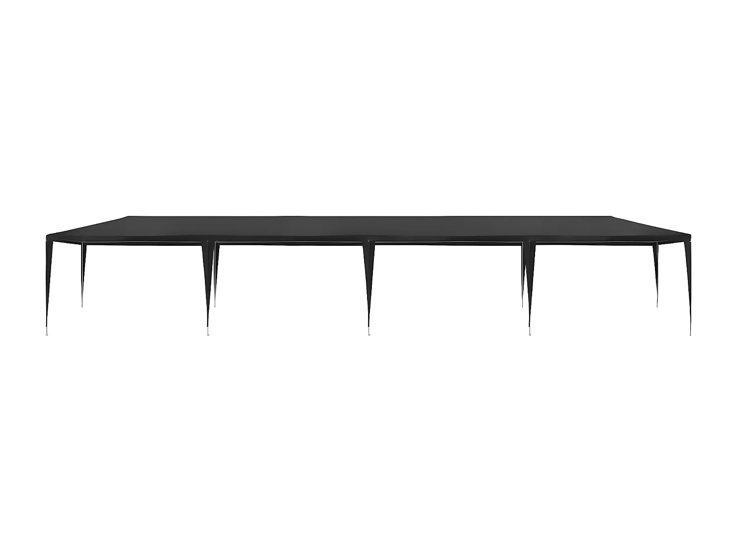 Tente de réception 3x12 m PE Anthracite WVGQ2232