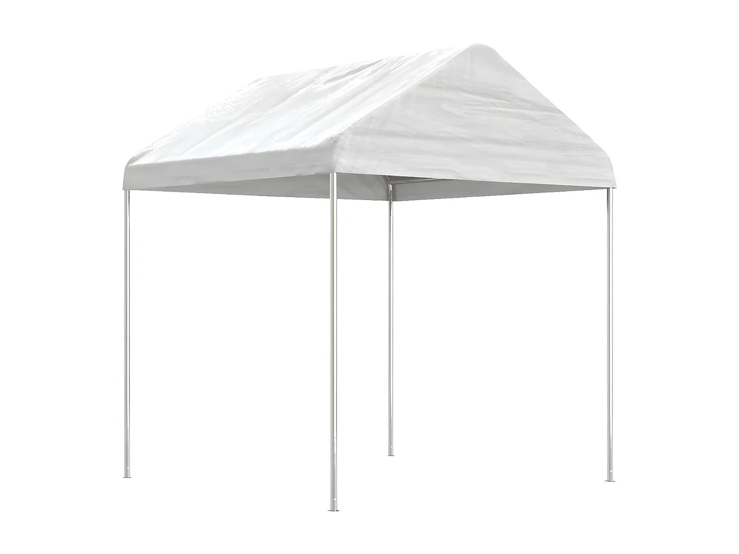 Gazebo - Tenda de recepção com telhado 8,92x2,28x2,69 m polietileno branco PT334503