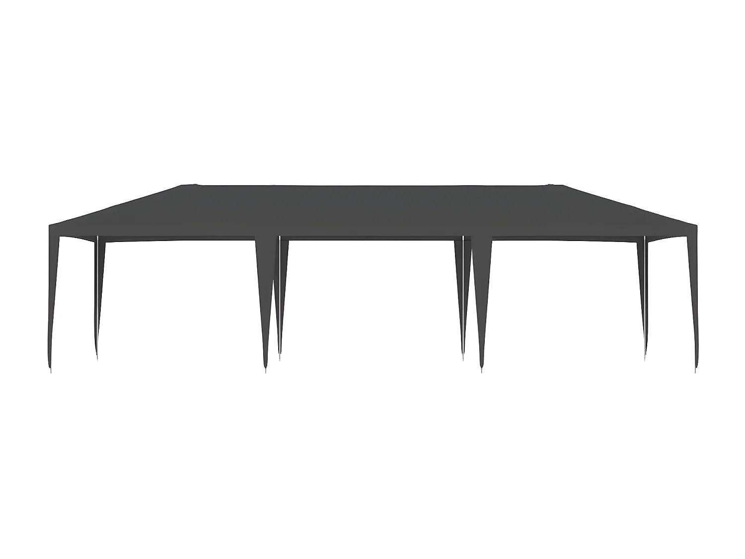 Tenda para festas 4x9 m 90 g/m² antracite PT274101