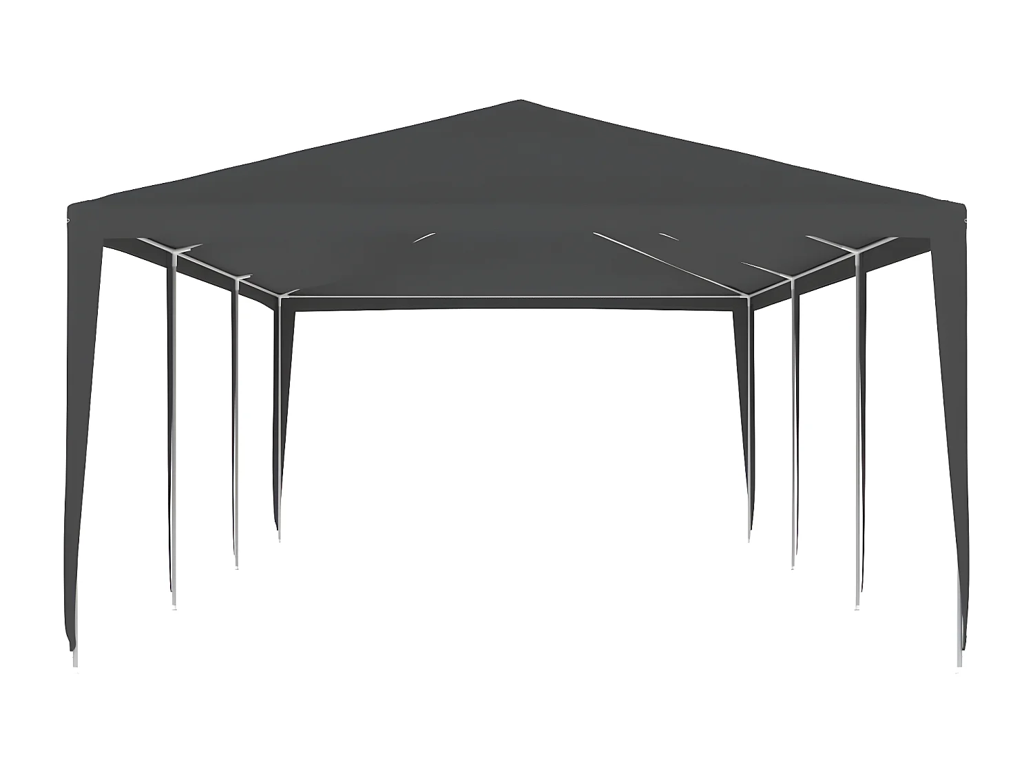 Partytent professioneel 90 g/m² 4x9 m antraciet NL778984