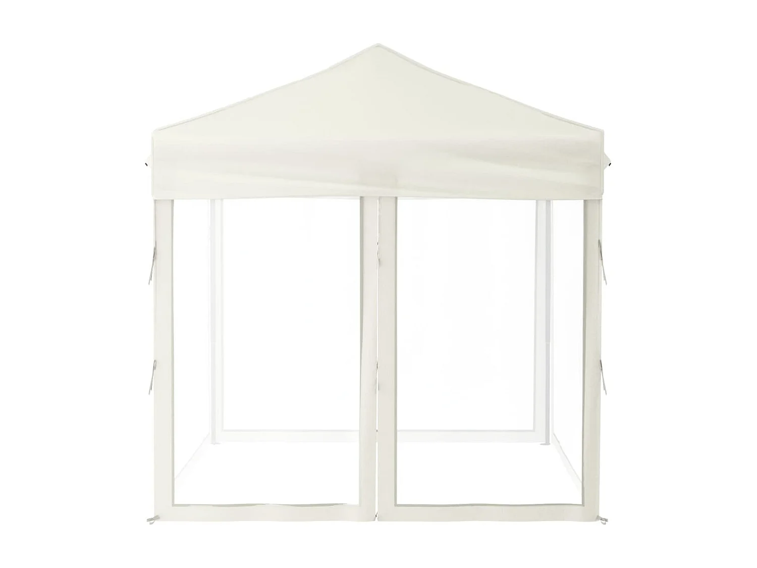 Tente de réception pliable avec parois Crème 2x2 m WVGQ9617