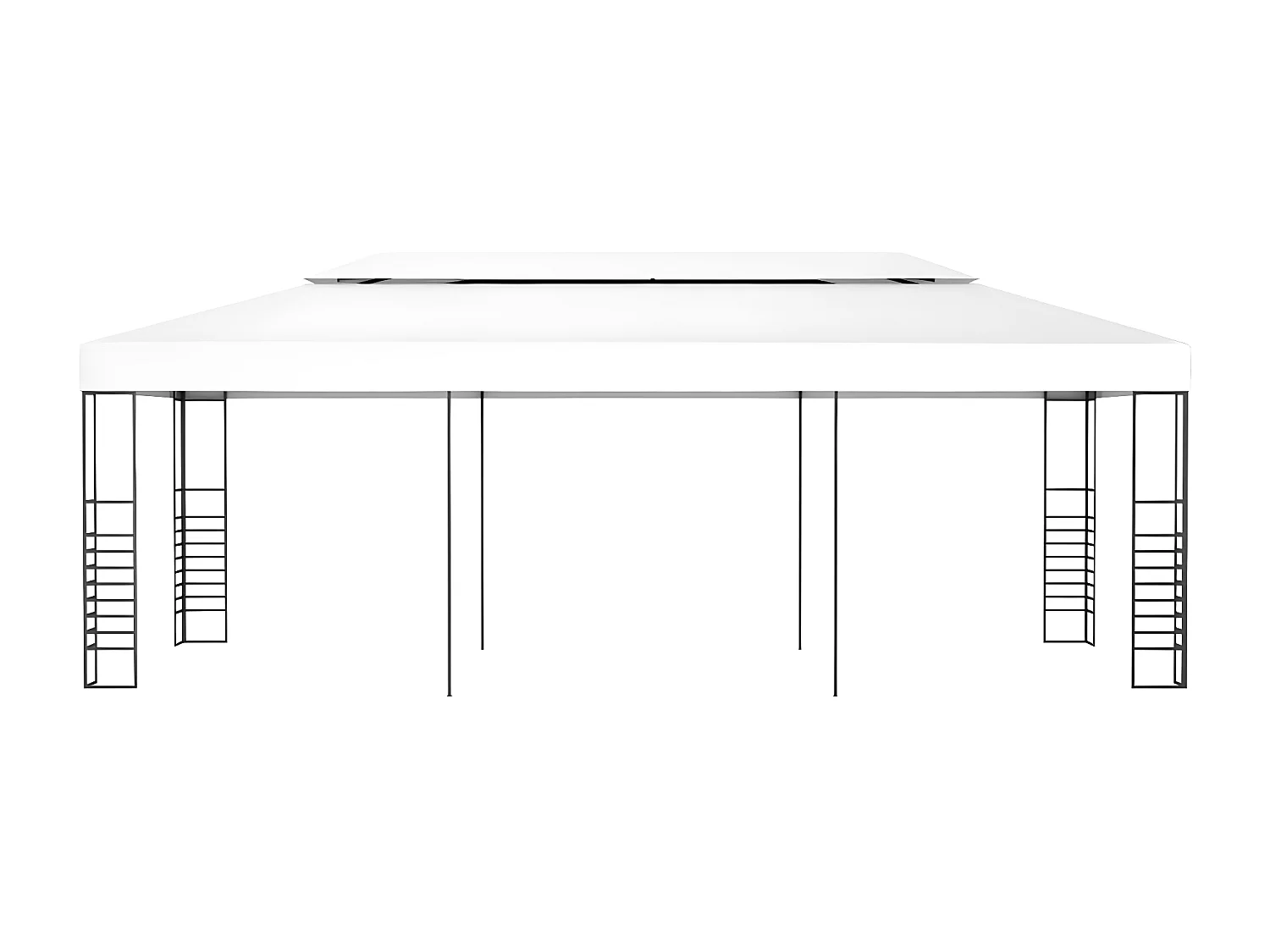 Gazebo - Tenda de recepção/tenda 6x3 m branco PT942070