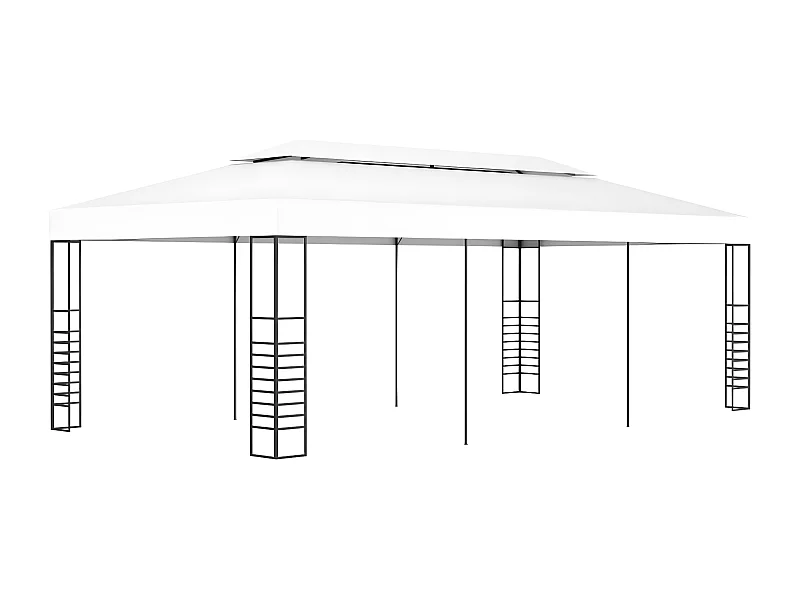 Gazebo - Tenda de recepção/tenda 6x3 m branco PT942070