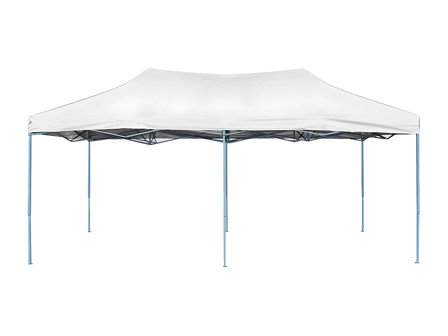 Tente de réception pliable professionnelle 3x6 m Acier Blanc WVGQ5194
