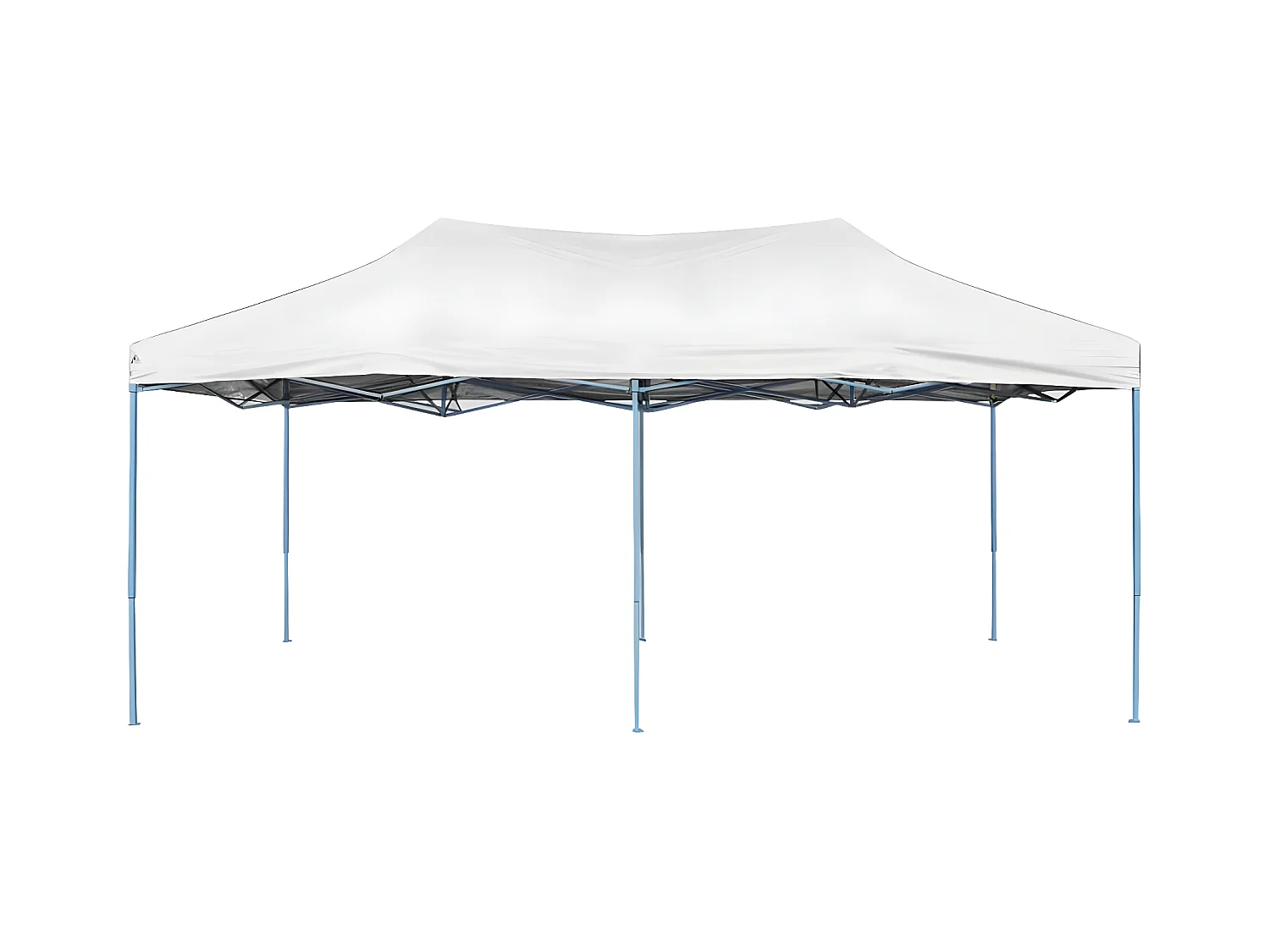 Partytent inklapbaar 3x6 m staal wit NL226982