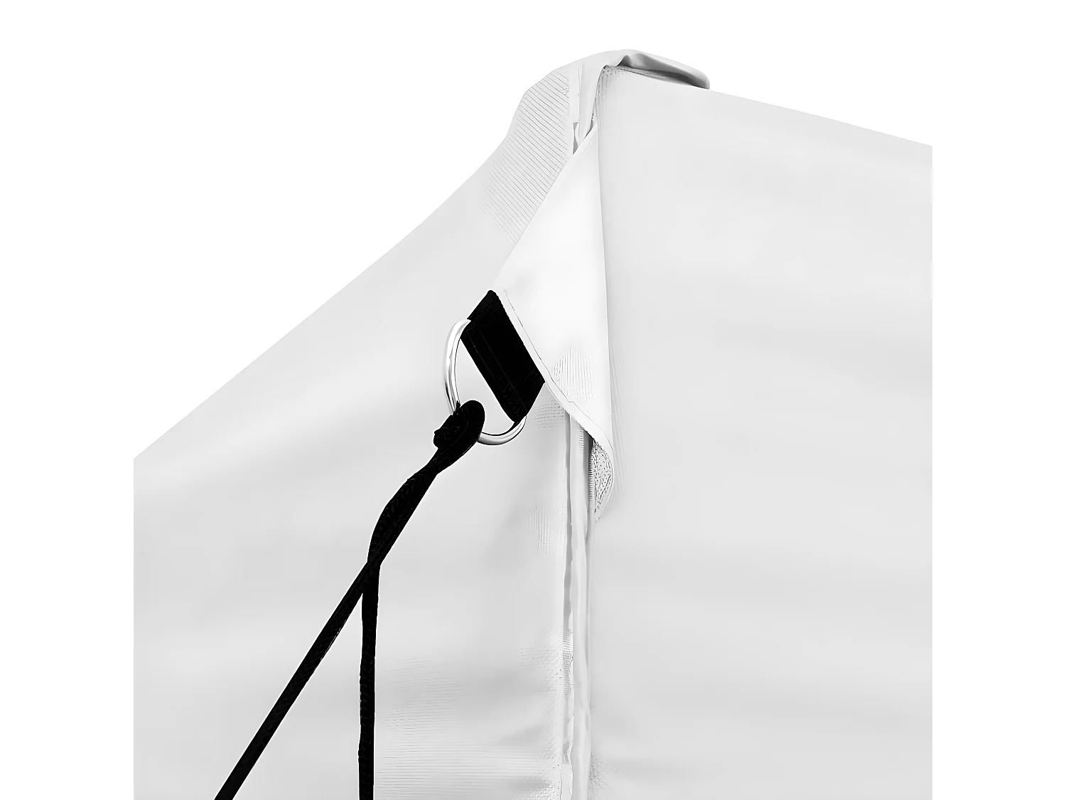 Tente de réception pliable professionnelle 3x6 m Acier Blanc WVGQ5194