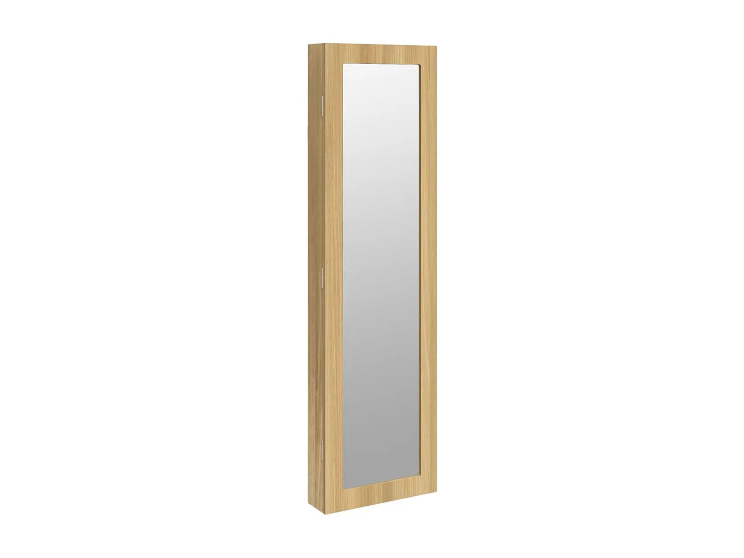 Armoire à bijoux avec miroir murale 30x8,5x106 cm OFR12437 BonneVie Meuble