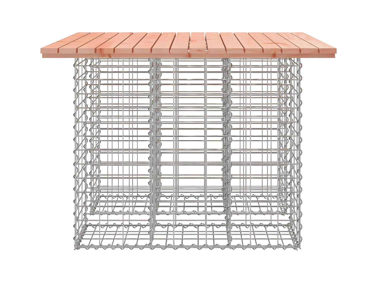 Tuinbank schanskorfontwerp 100x102x72 cm massief douglashout NL703818