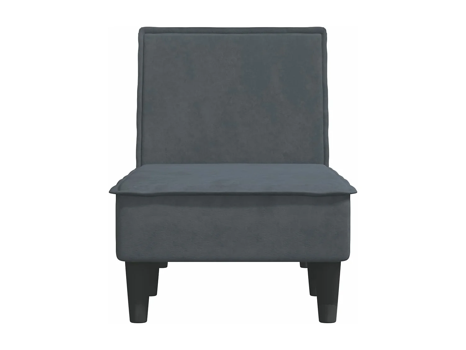 Canapé convertible gris foncé velours ODF5246  OID9604