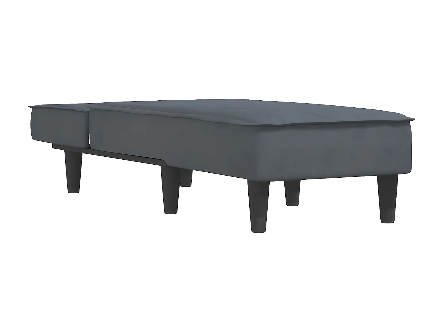 Sofá Sofá de terciopelo gris oscuro ES37309