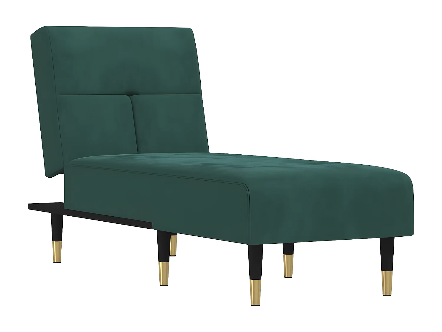 Sofá de terciopelo verde oscuro ES81479