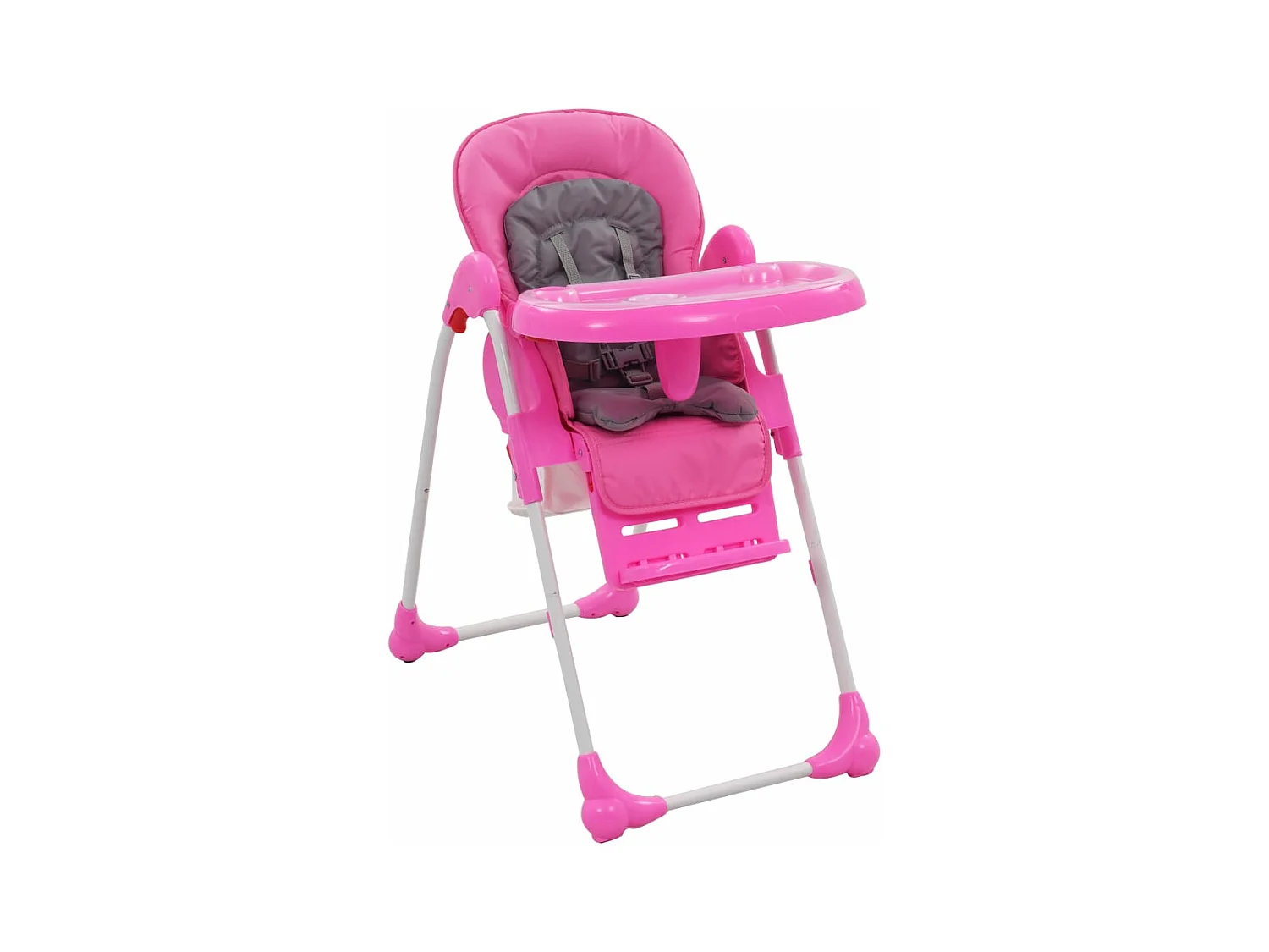Chaise haute pour bébé Réglable Rose et gris SEF10790