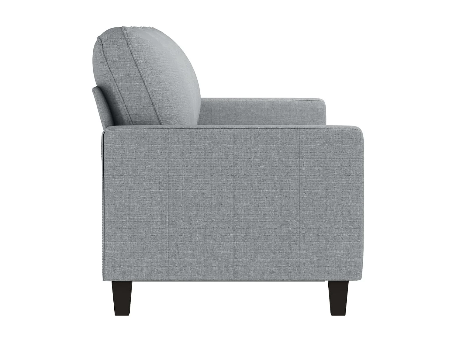 Canapé à 3 places Gris clair 180 cm Tissu OLA4331