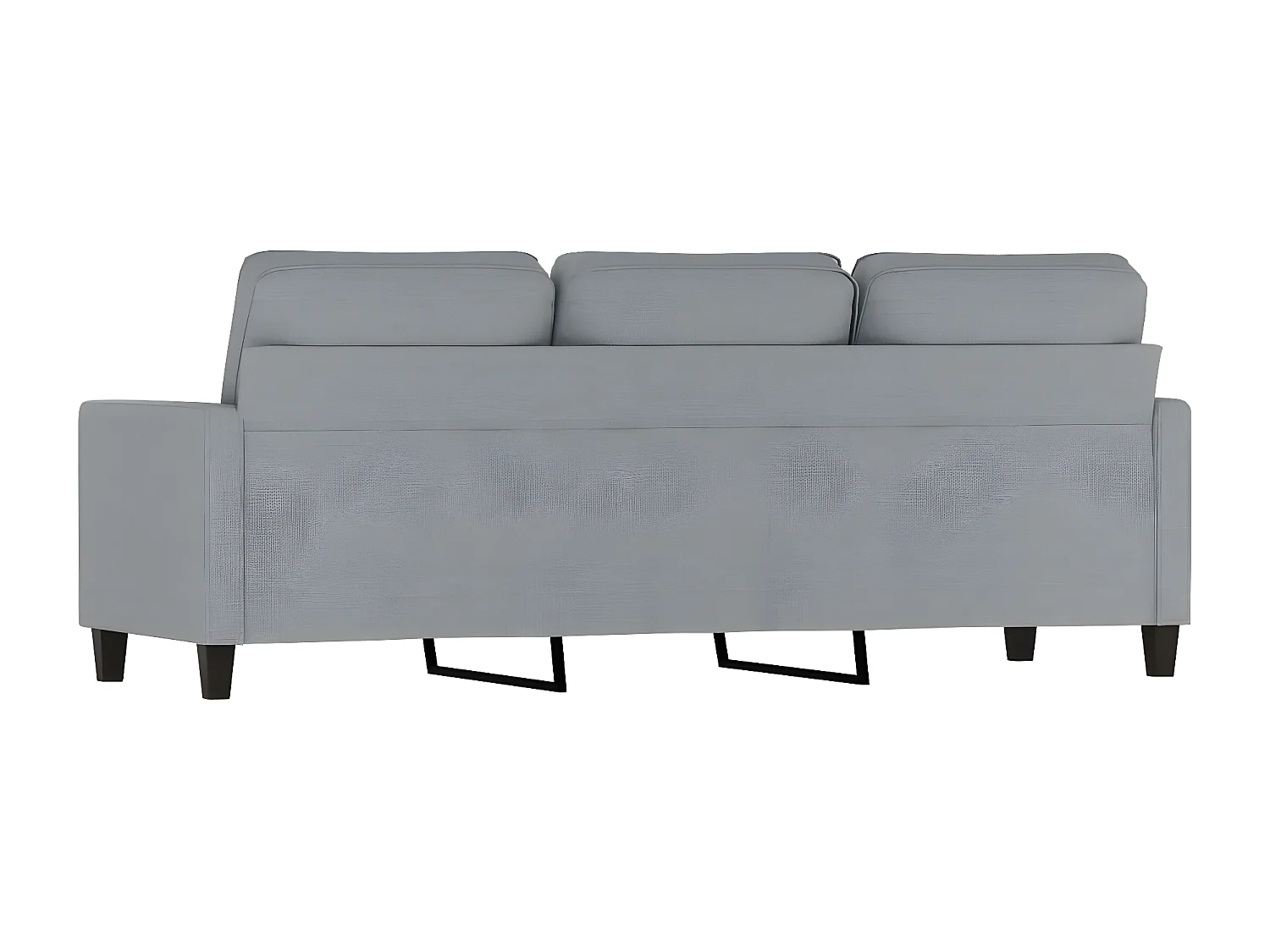 Canapé à 3 places Gris clair 180 cm Tissu OLA4331