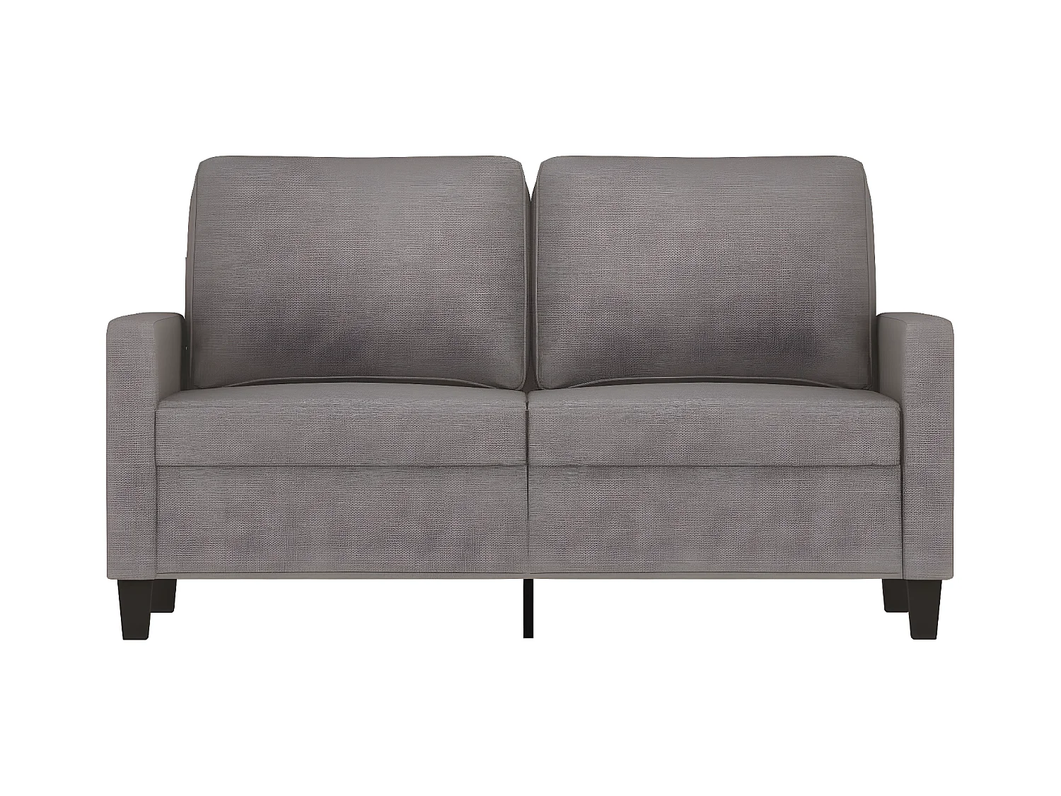 Canapé à 2 places Taupe 120 cm Tissu OLA3558